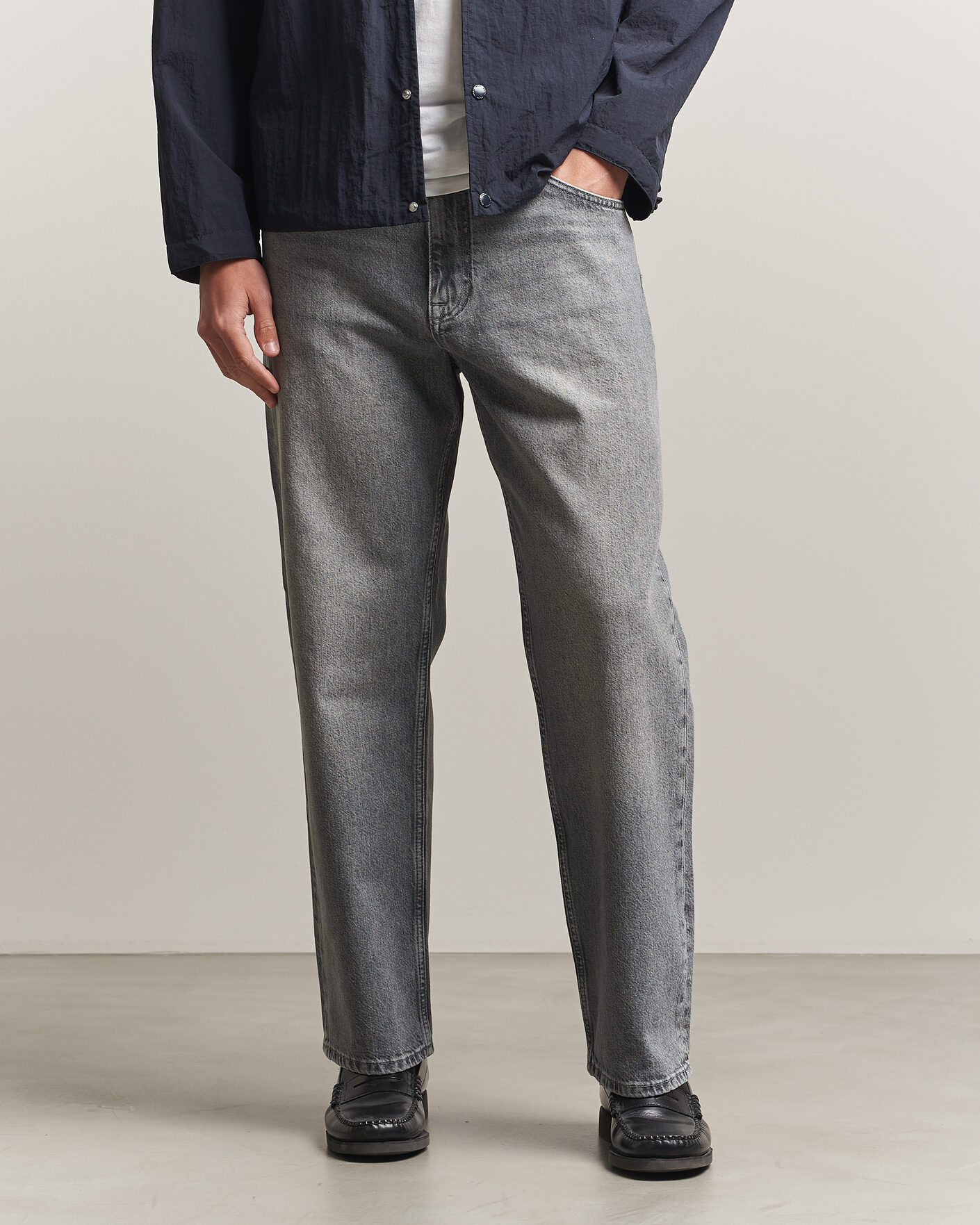 Herr | Skjortor | NN07 | Otis Relaxed Fit Jeans Washed Grey