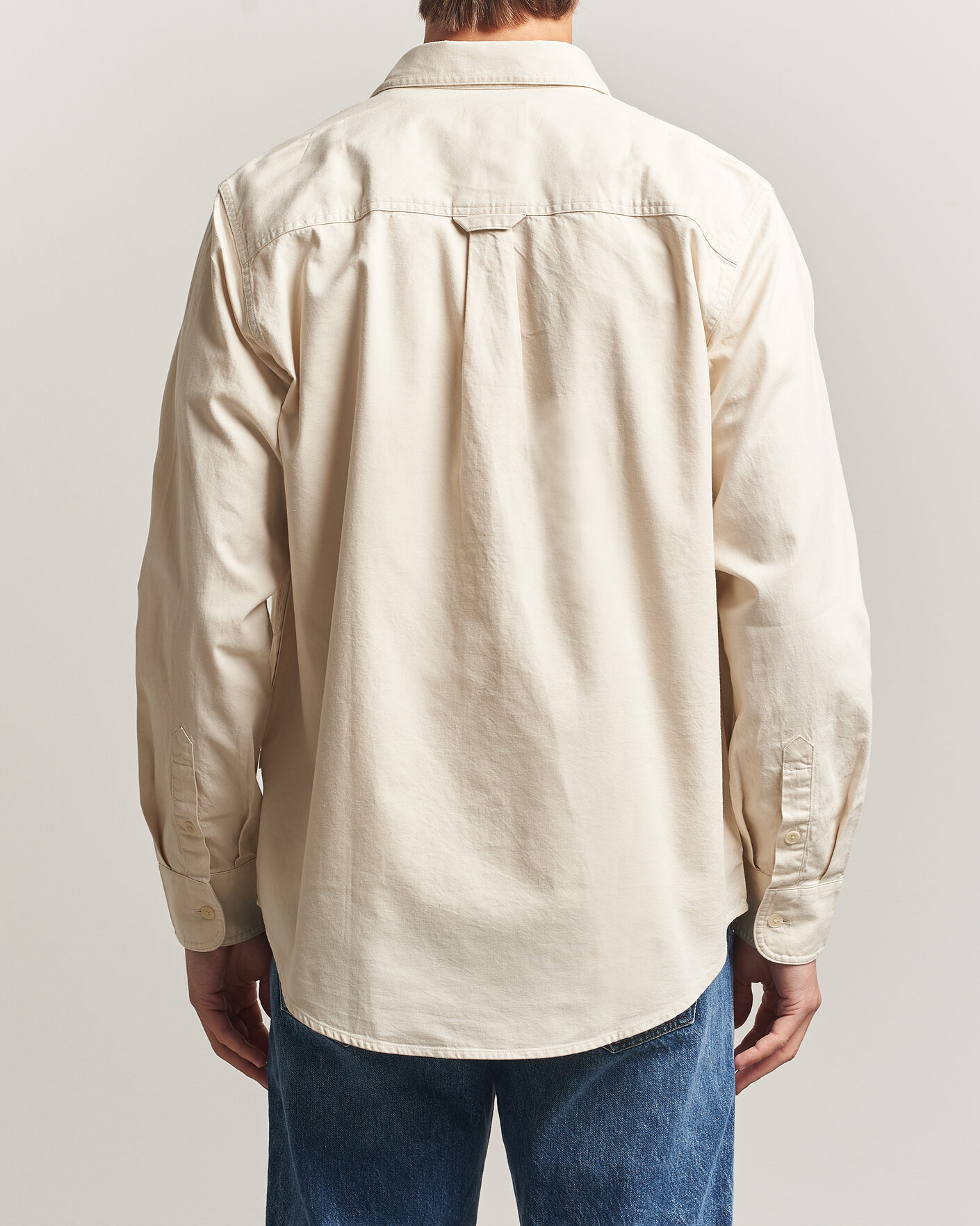 Herr | Skjortor | NN07 | Colby Twill Overshirt Ivory