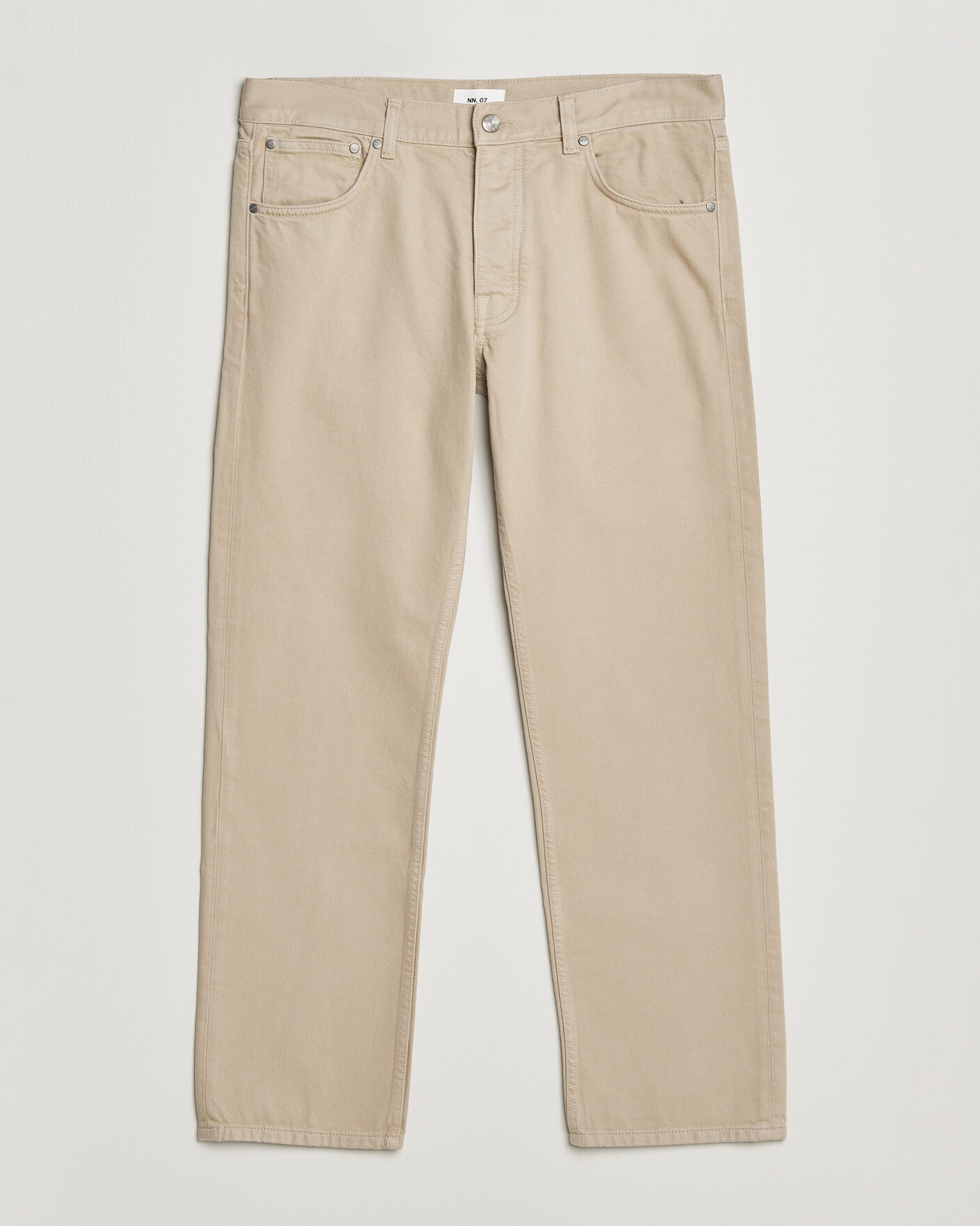 Herr | Byxor | NN07 | Sonny Straight Fit 5-Pocket Pants Oat