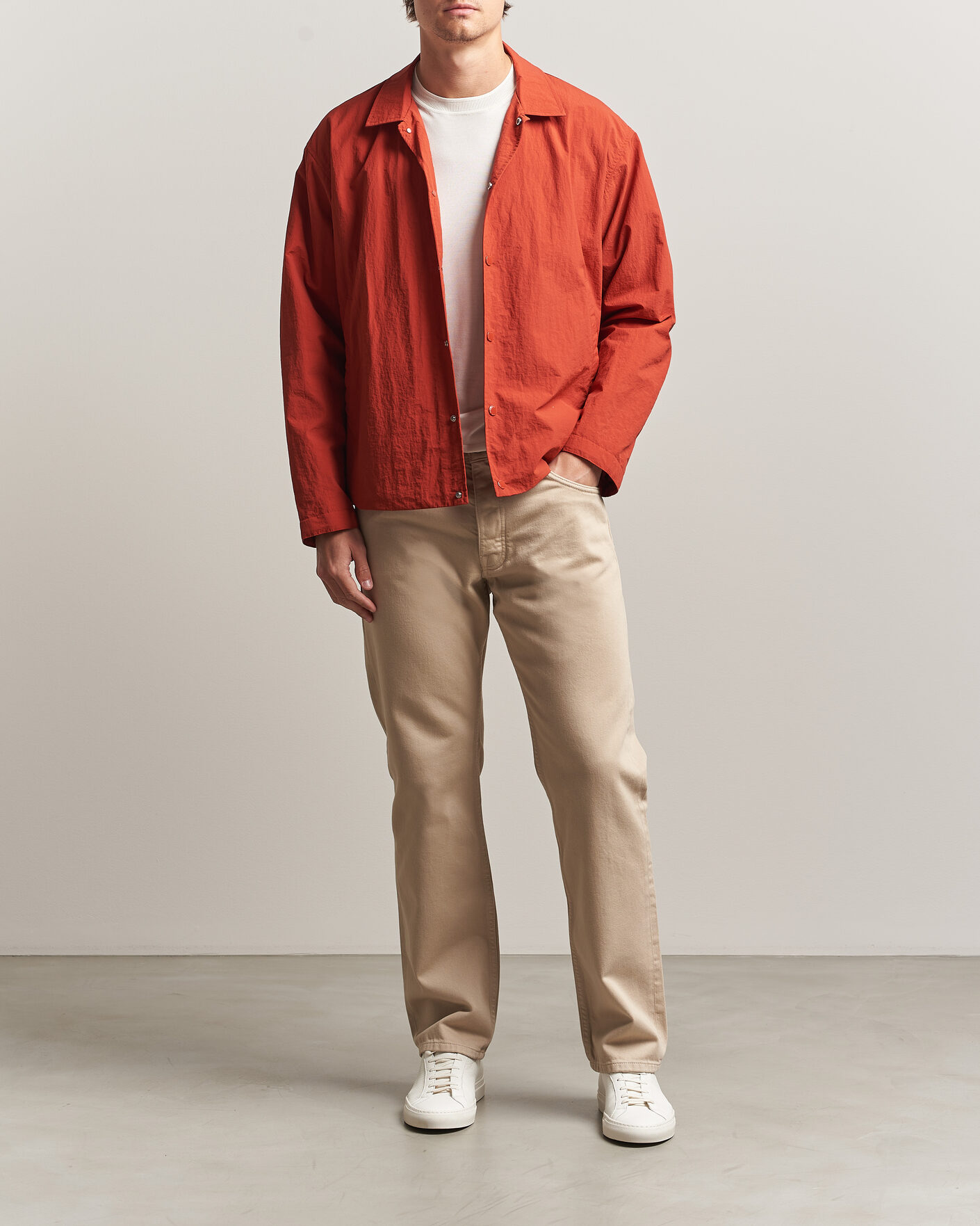Herr | Byxor | NN07 | Sonny Straight Fit 5-Pocket Pants Oat