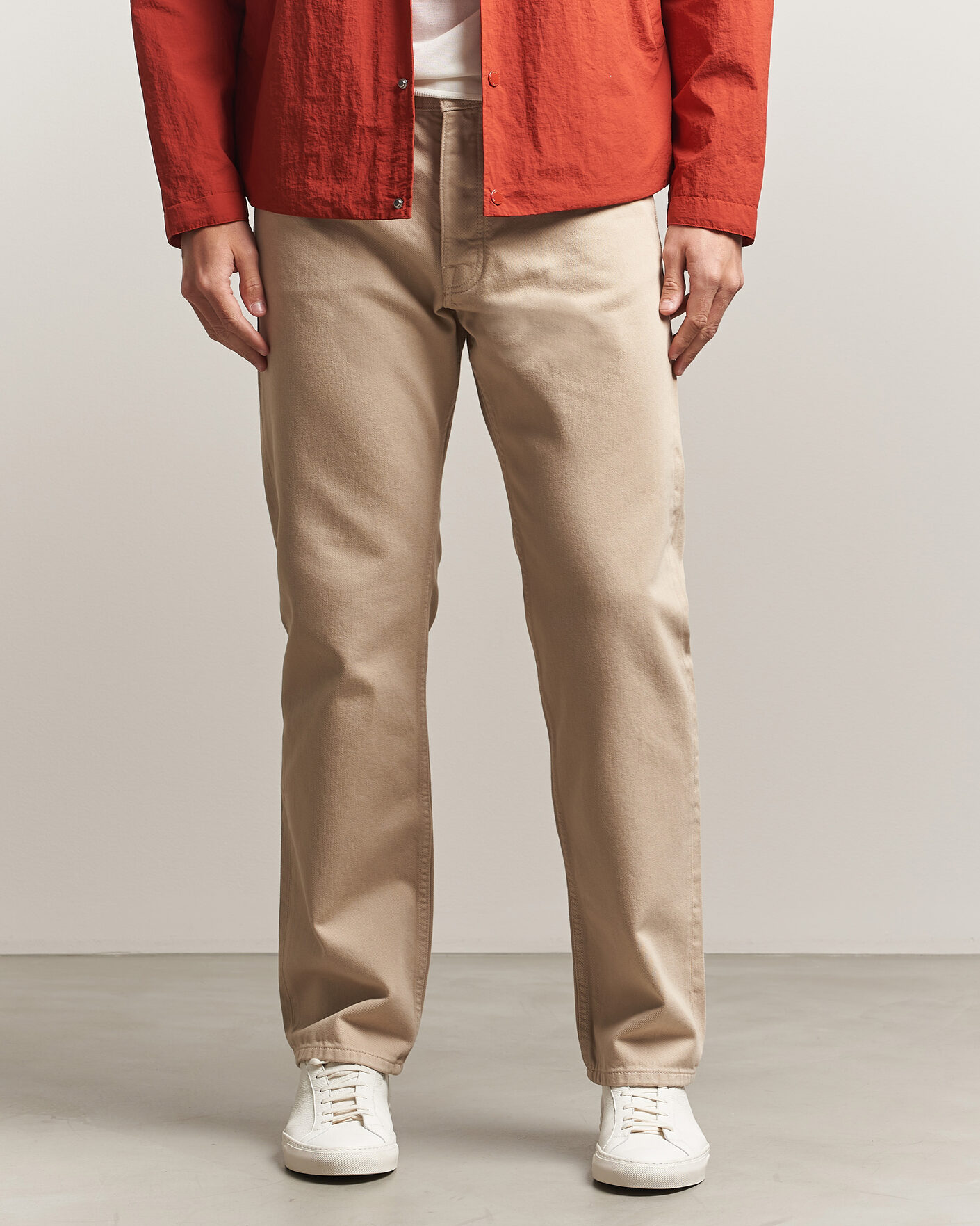 Herr | Byxor | NN07 | Sonny Straight Fit 5-Pocket Pants Oat