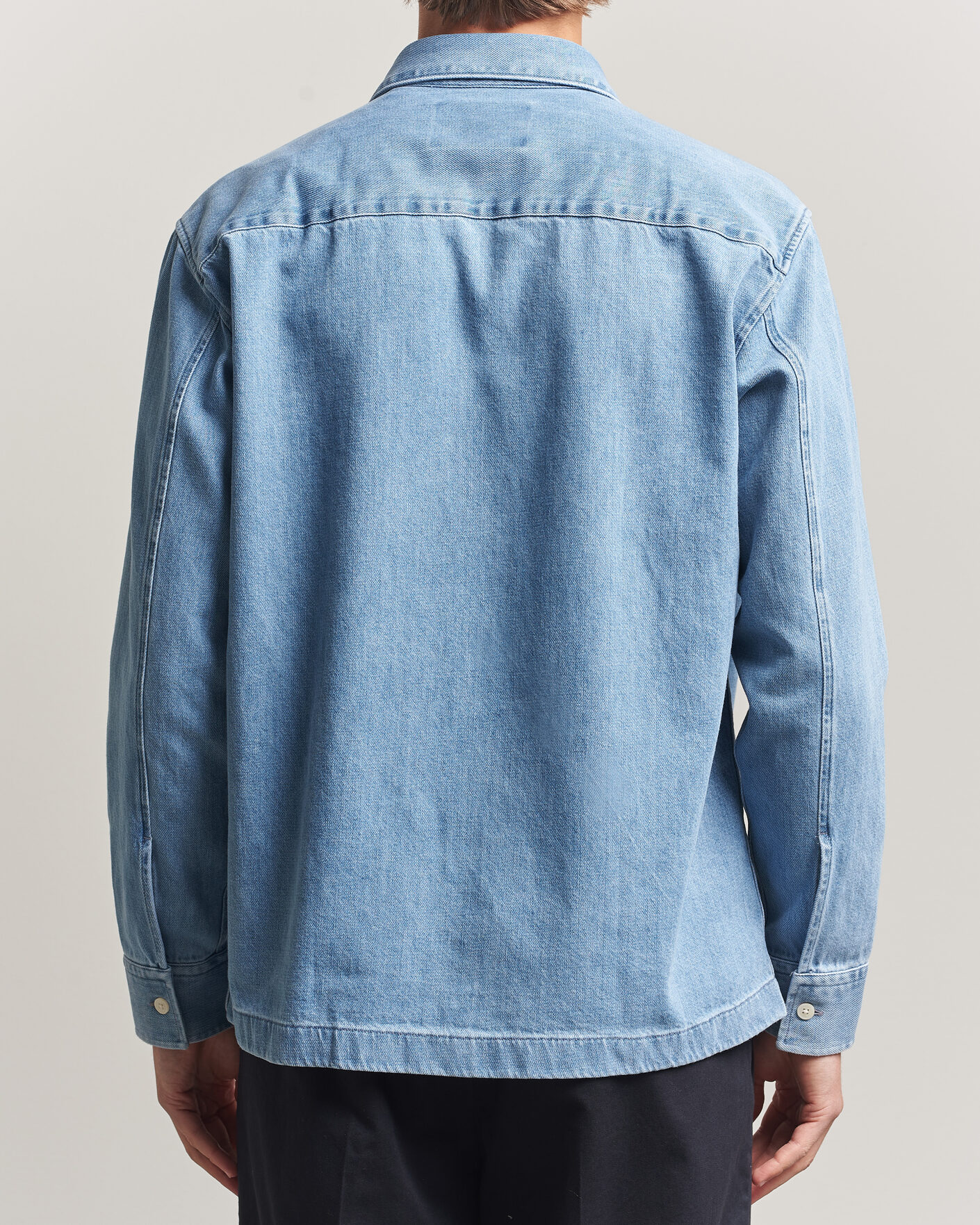 Herr | Skjortor | NN07 | Freddy Denim Overshirt Light Blue