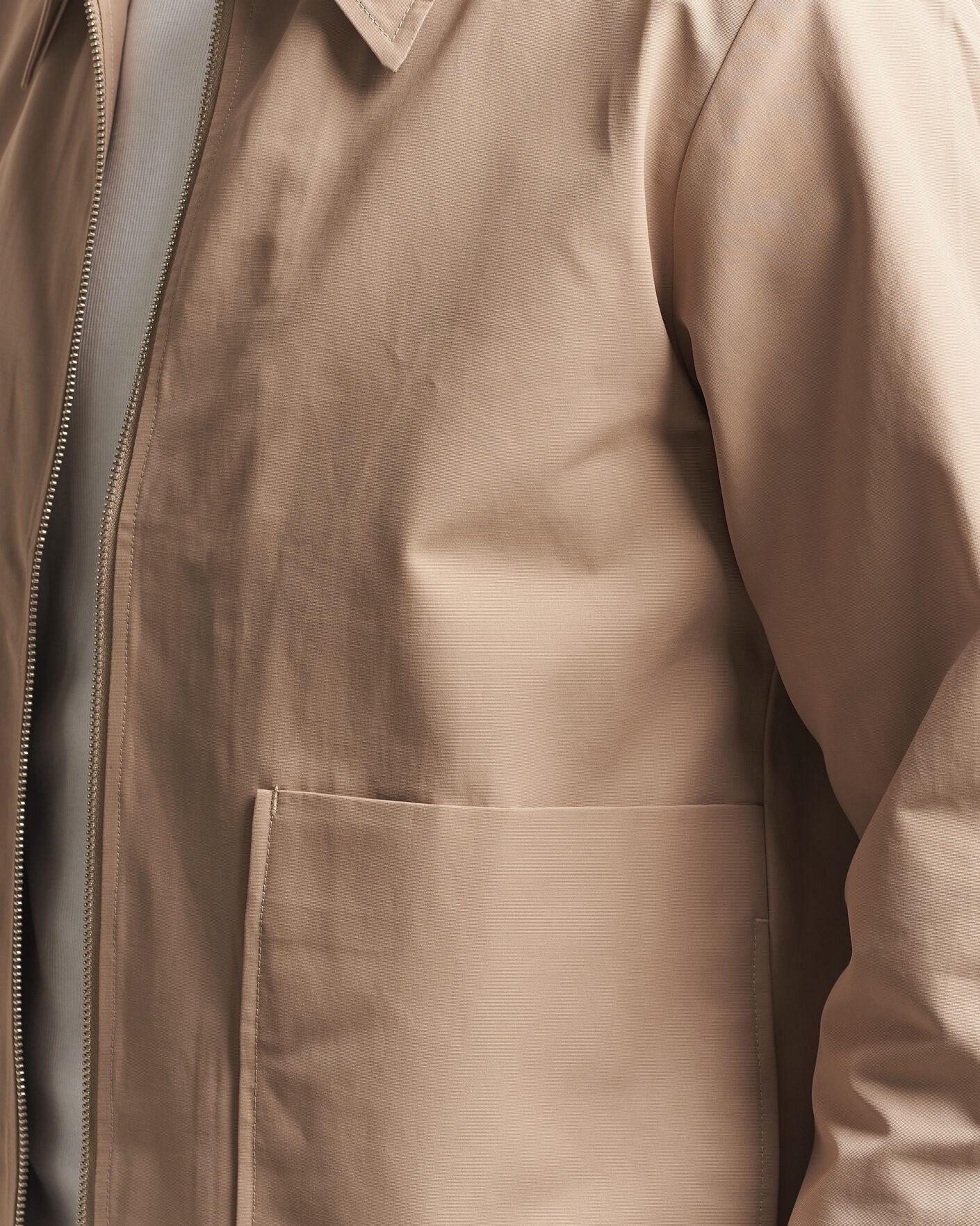 Herr | Jackor | NN07 | Gael Cotton Twill Jacket Desert Khaki