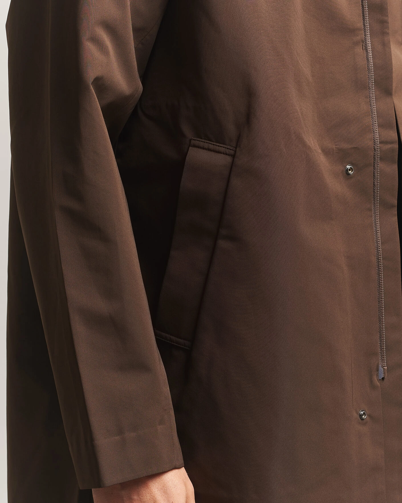 Herr | Jackor | NN07 | Steve Technical Coat Demitasse Brown
