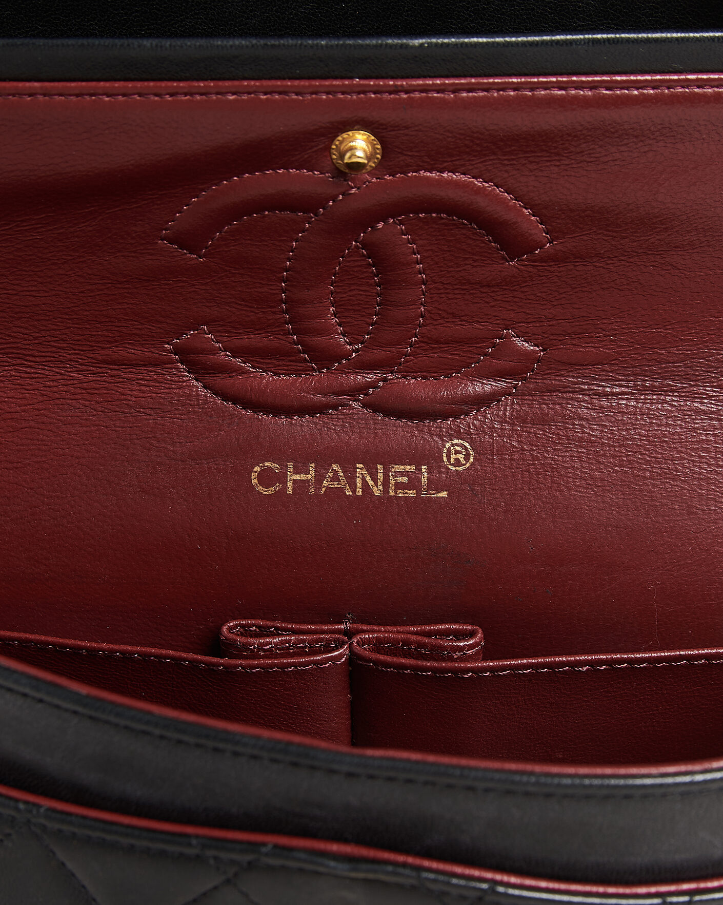 Herr | Pre-Owned & Vintage Bags | Chanel Pre-Owned | Classic Small Double Flap Bag Black
