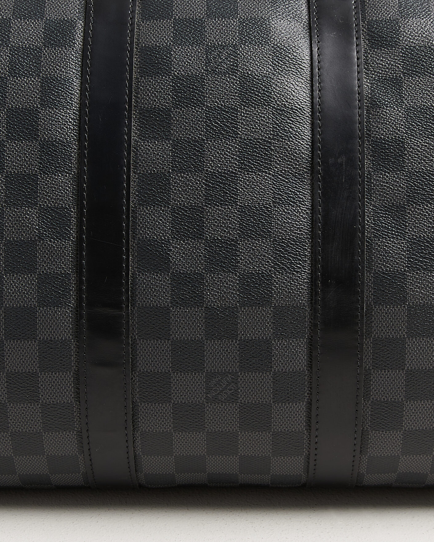 Herr | Pre-Owned & Vintage Bags | Louis Vuitton Pre-Owned | Keepall 45 Bandouliére Damier Graphite