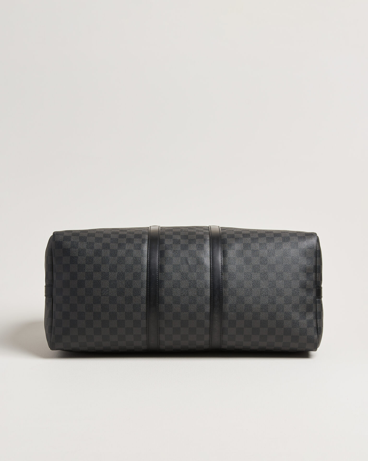 Herr | Pre-Owned & Vintage Bags | Louis Vuitton Pre-Owned | Keepall 55 Bandouliére Damier Graphite