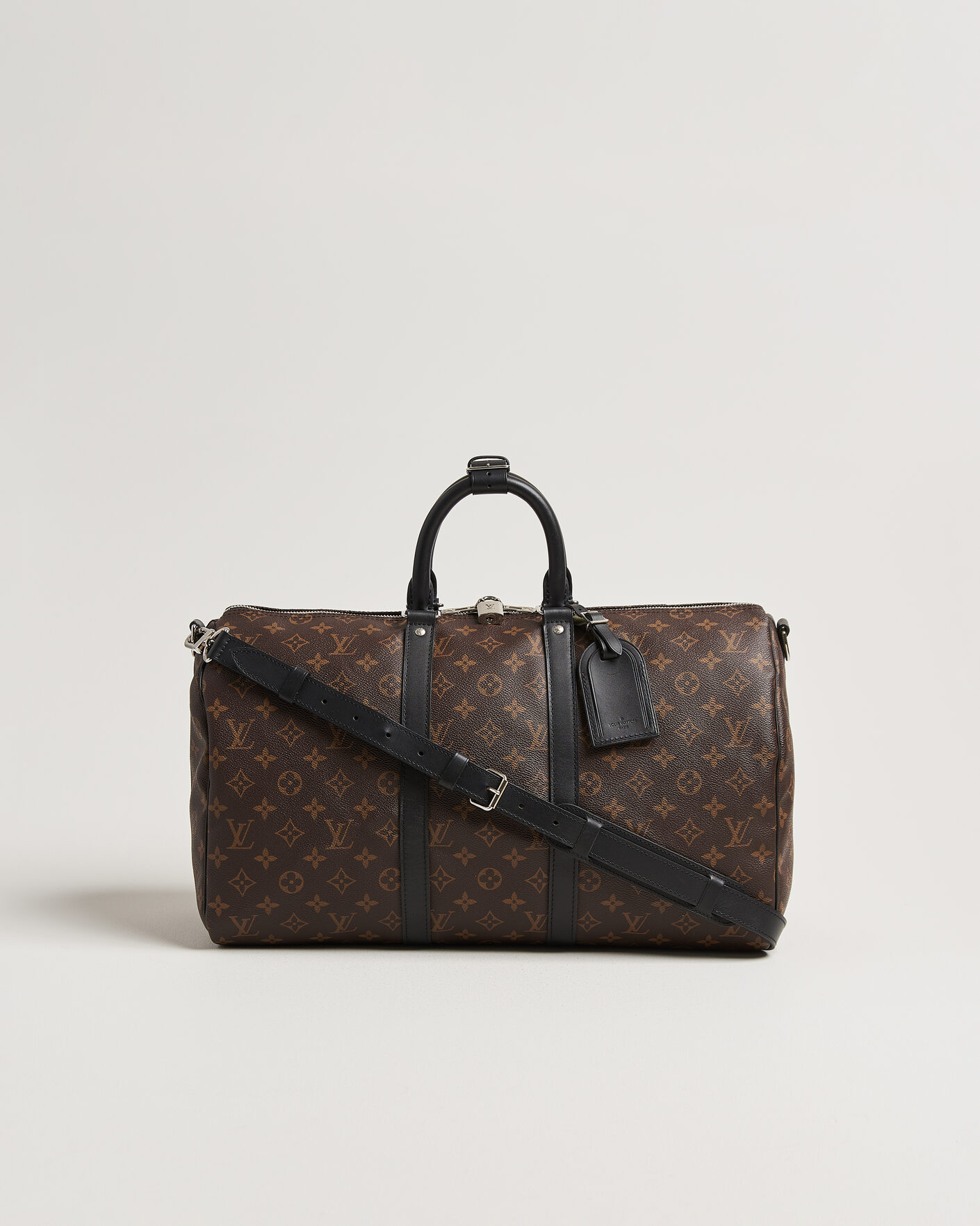 Herr | Pre-Owned & Vintage Bags | Louis Vuitton Pre-Owned | Keepall 45 Bandouliére Monogram Macassar