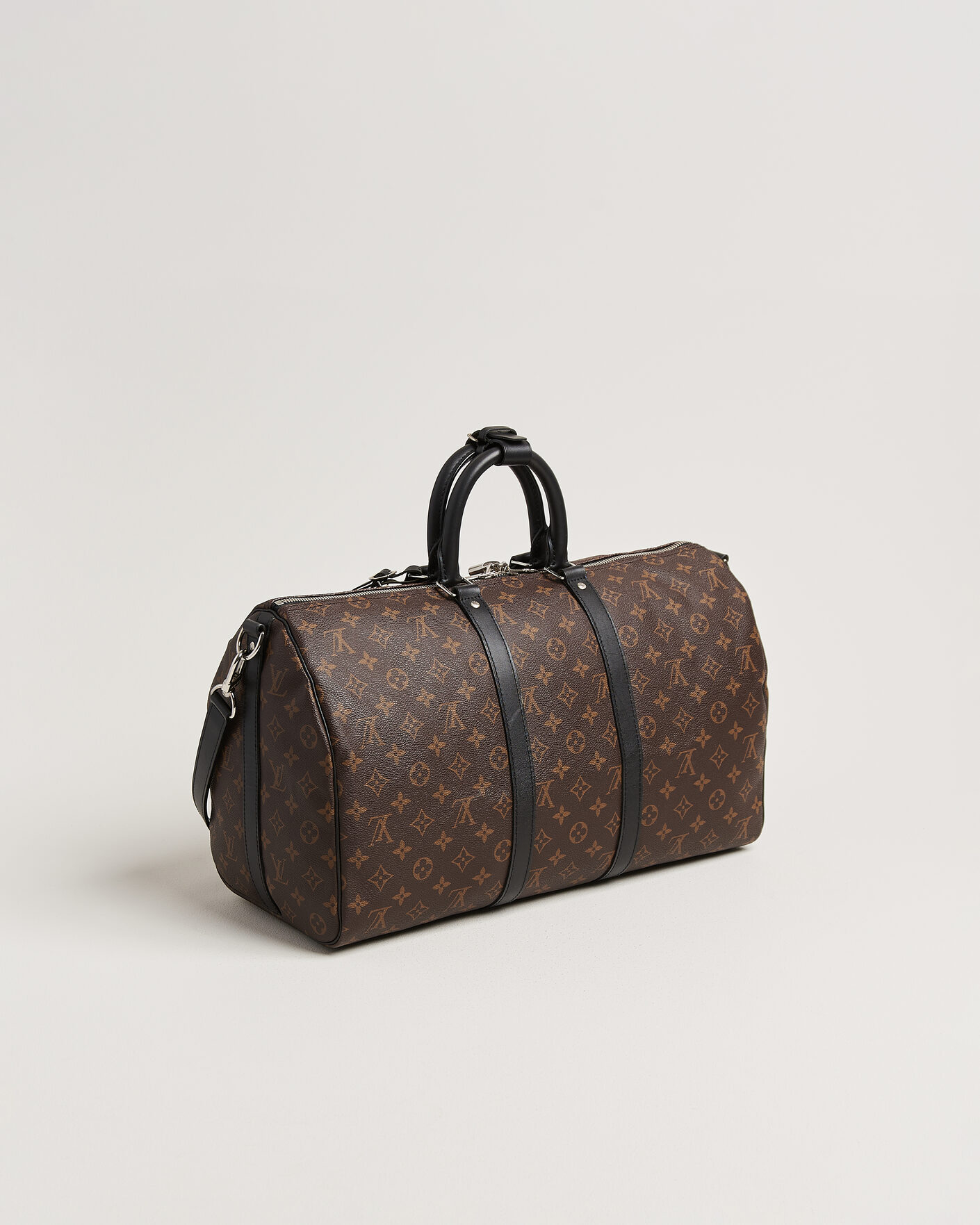 Herr | Pre-Owned & Vintage Bags | Louis Vuitton Pre-Owned | Keepall 45 Bandouliére Monogram Macassar