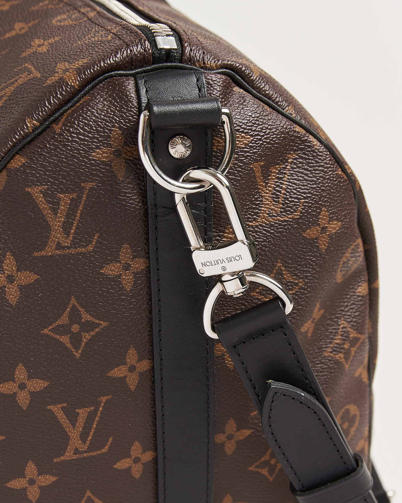Herr | Pre-Owned & Vintage Bags | Louis Vuitton Pre-Owned | Keepall 45 Bandouliére Monogram Macassar