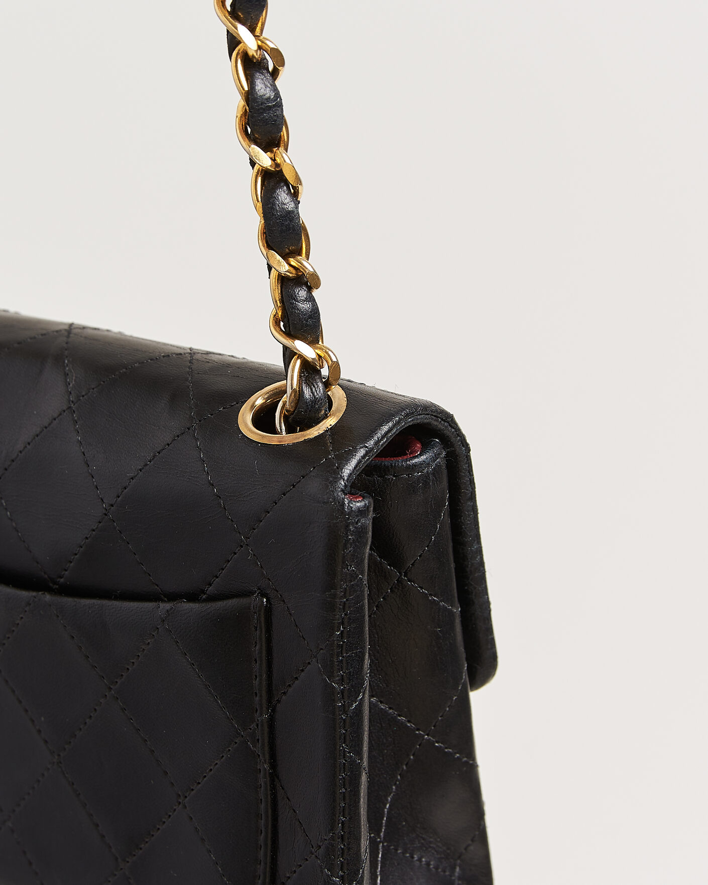 Herr | Pre-Owned & Vintage Bags | Chanel Pre-Owned | Classic Mini Single Flap Square Bag Black