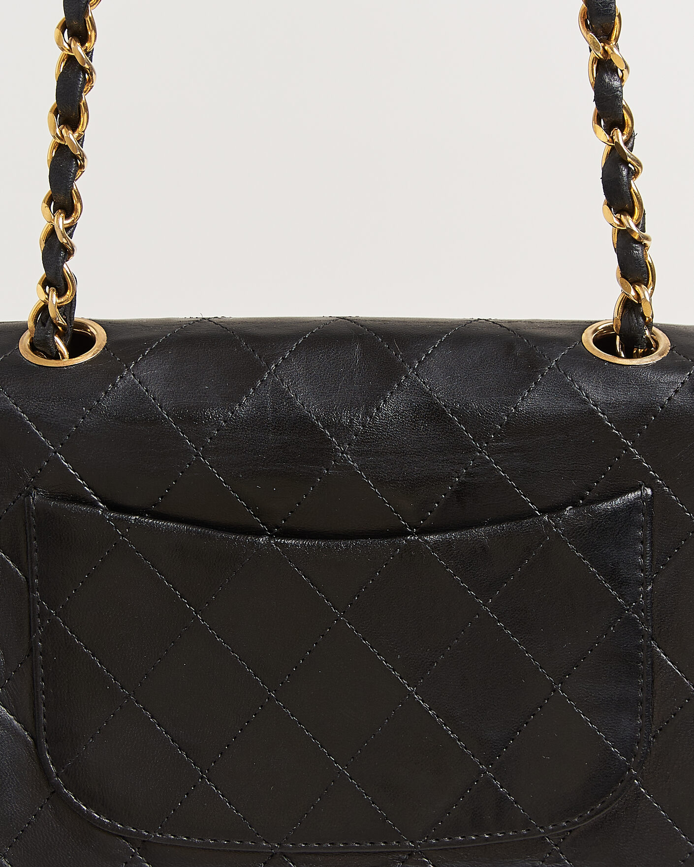 Herr | Pre-Owned & Vintage Bags | Chanel Pre-Owned | Classic Mini Single Flap Square Bag Black