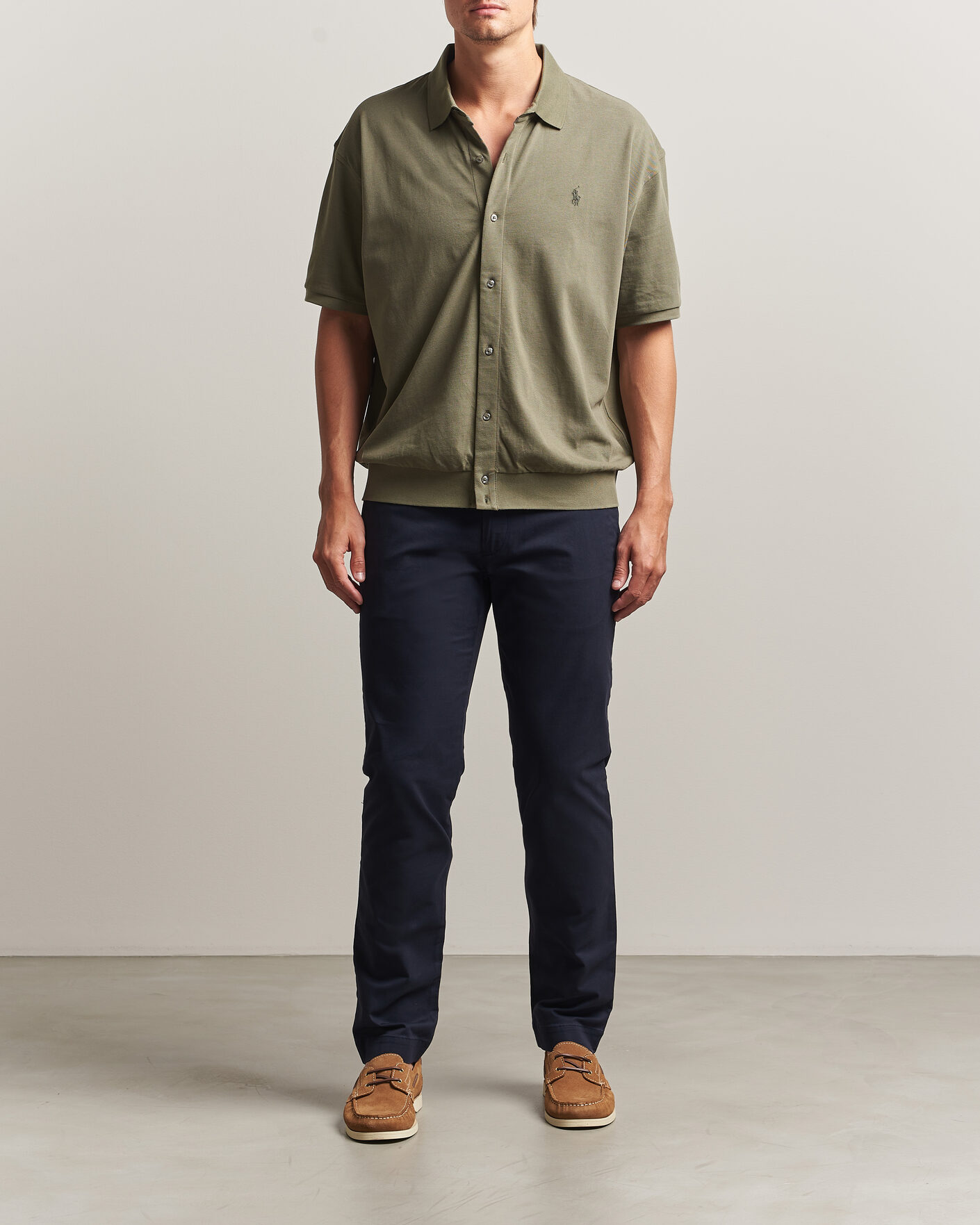 Herr | Byxor | Polo Ralph Lauren | Greenwich Slim Fit Stretch Chinos Aviator Navy