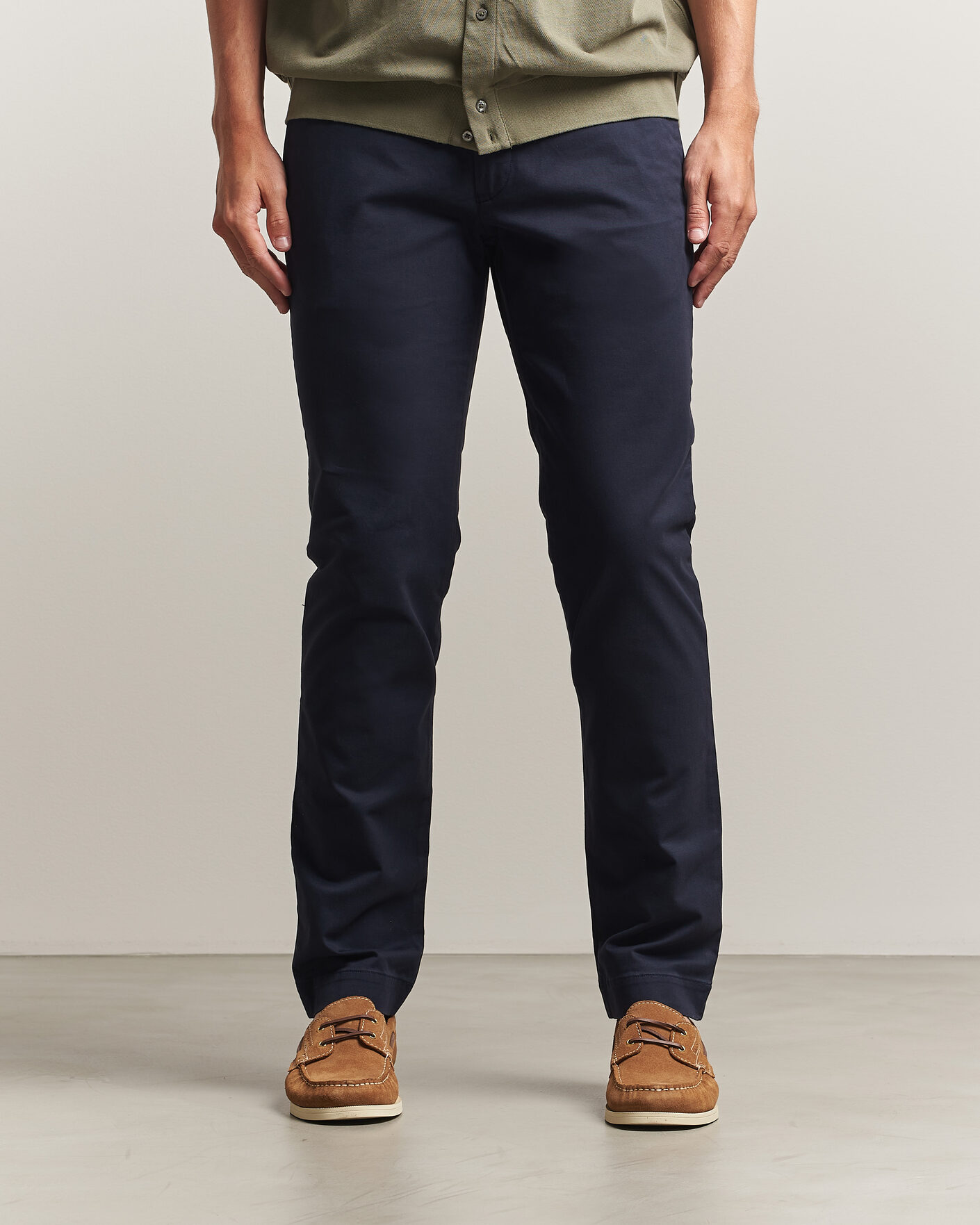 Herr | Byxor | Polo Ralph Lauren | Greenwich Slim Fit Stretch Chinos Aviator Navy