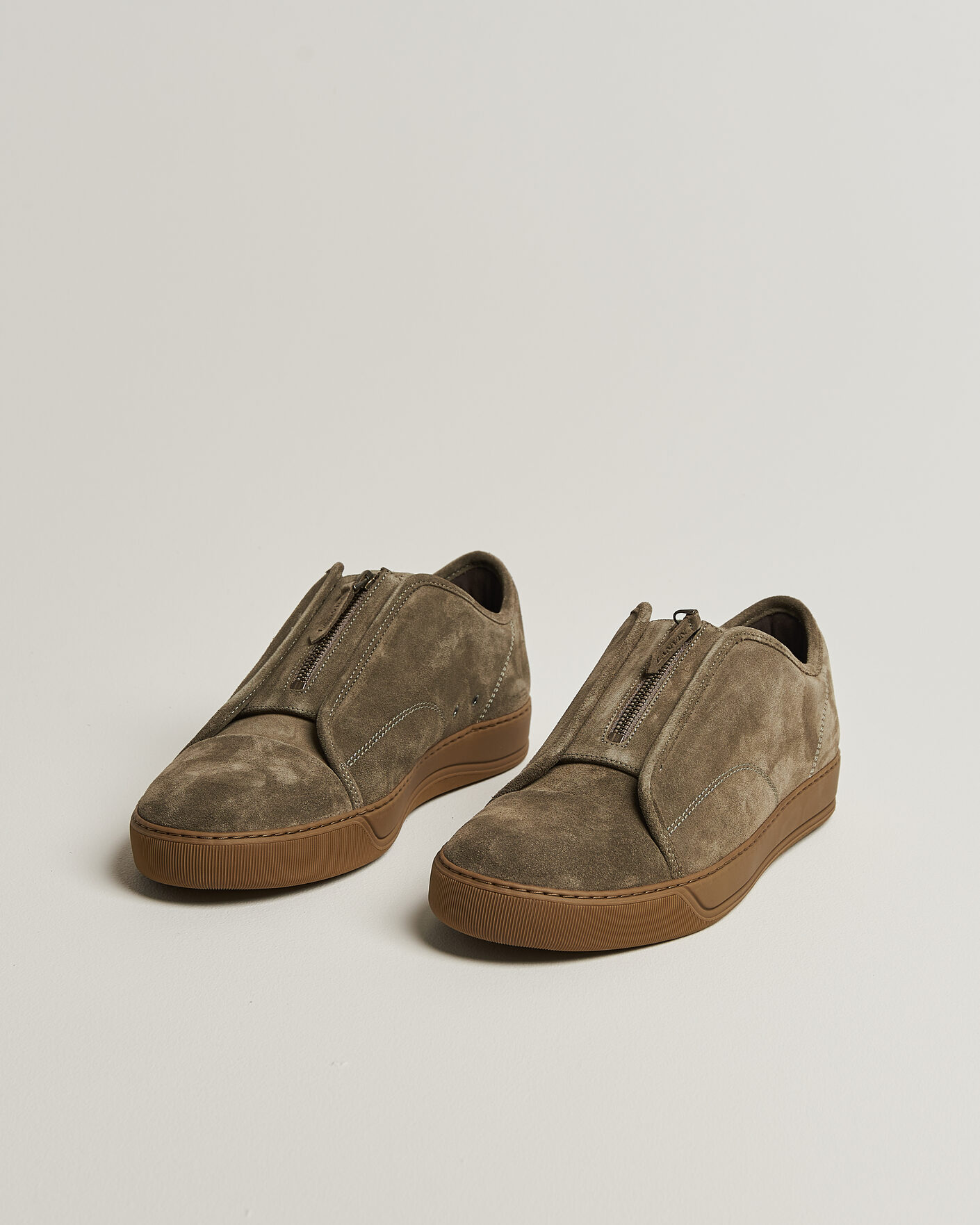 Herr | Sneakers | Lanvin | DBB1 Zip Sneakers Khaki