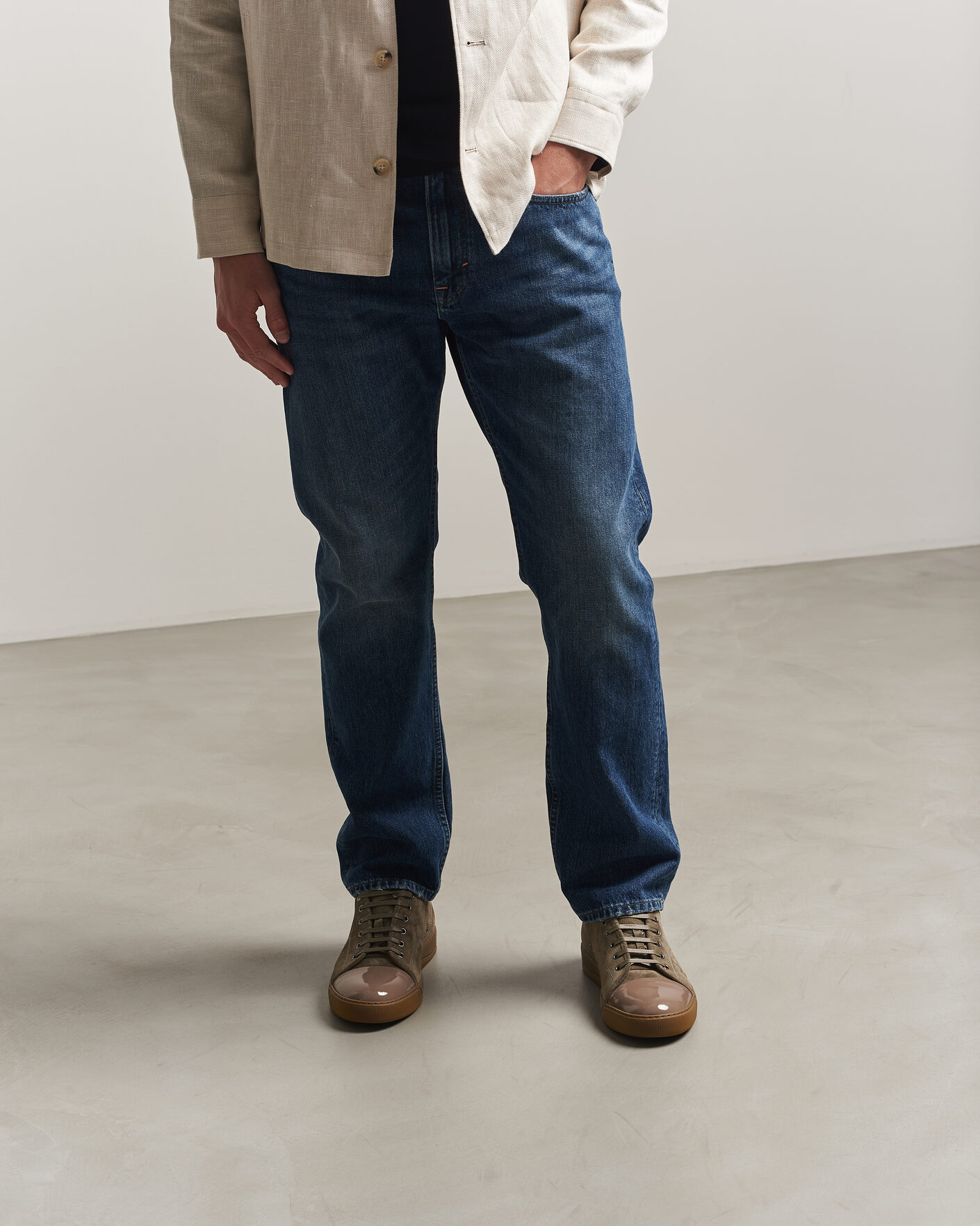 Herr | Sneakers | Lanvin | DBB1 Patent Cap Toe Sneakers Khaki