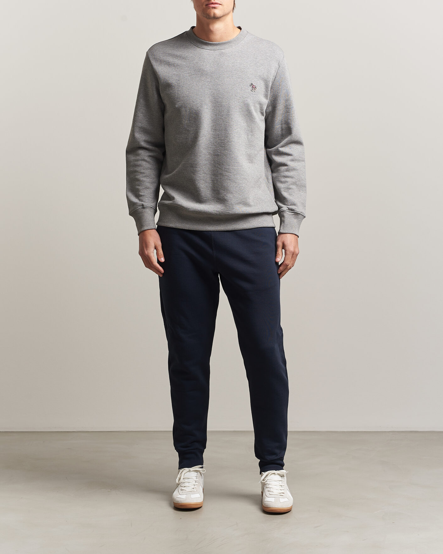 Herr | Byxor | PS Paul Smith | Zebra Organic Cotton Sweatpants Navy