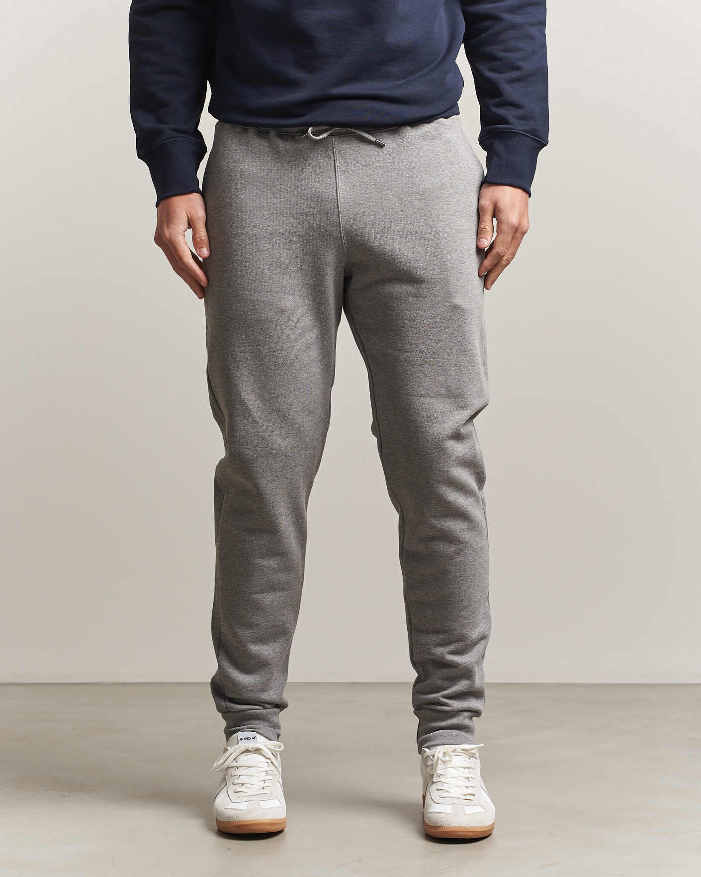 Herr | Byxor | PS Paul Smith | Zebra Organic Cotton Sweatpants Grey Melange