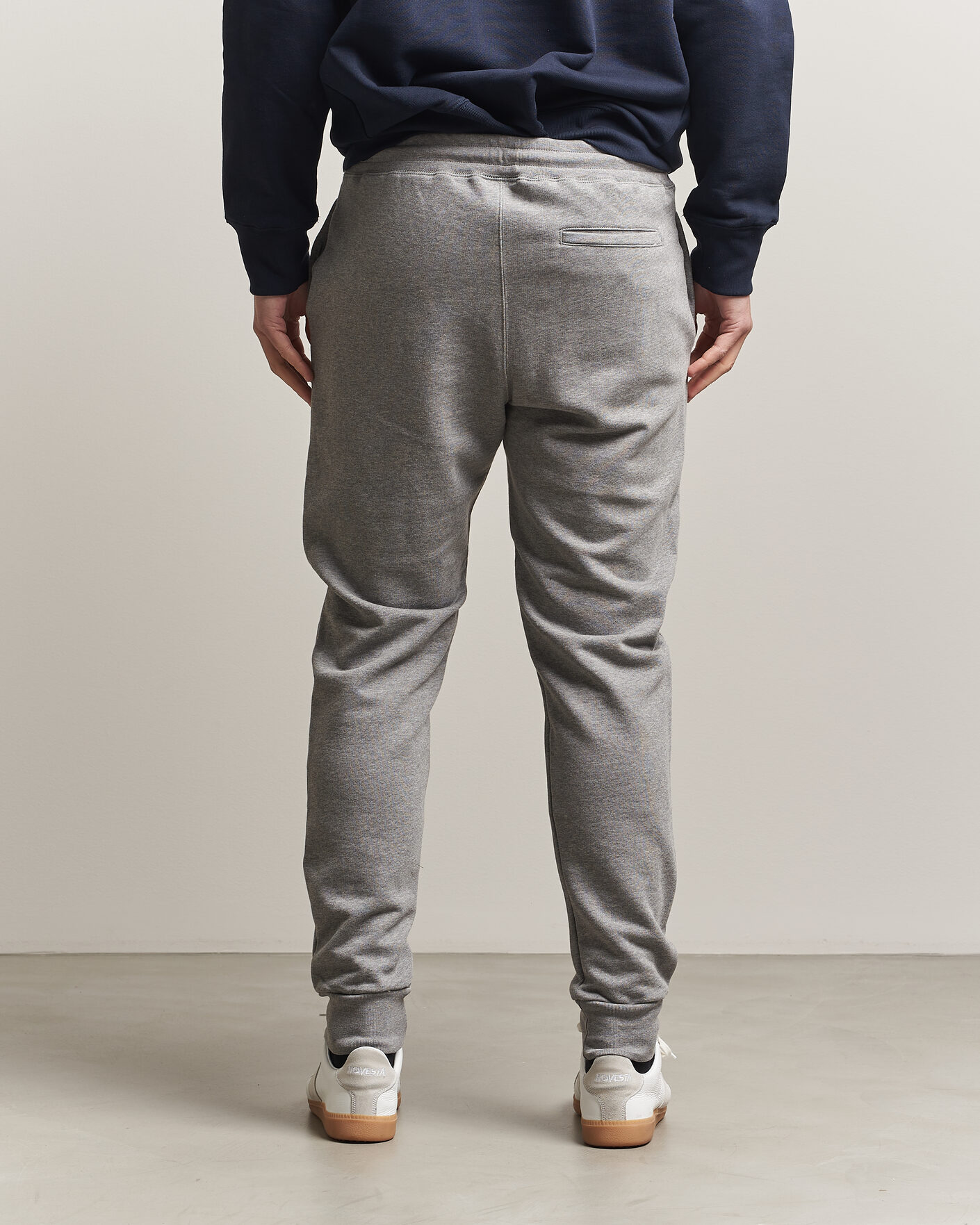 Herr | Byxor | PS Paul Smith | Zebra Organic Cotton Sweatpants Grey Melange
