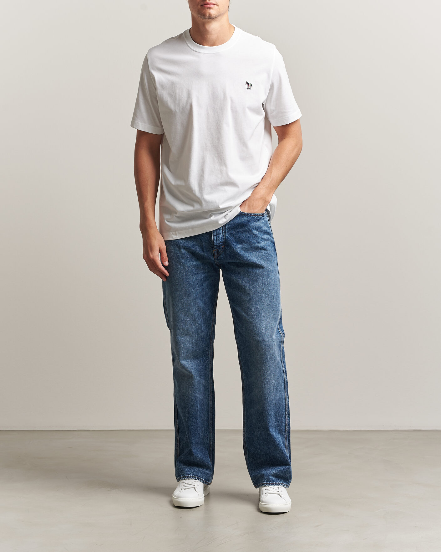 Herr | T-Shirts | PS Paul Smith | Organic Cotton Zebra T-Shirt White