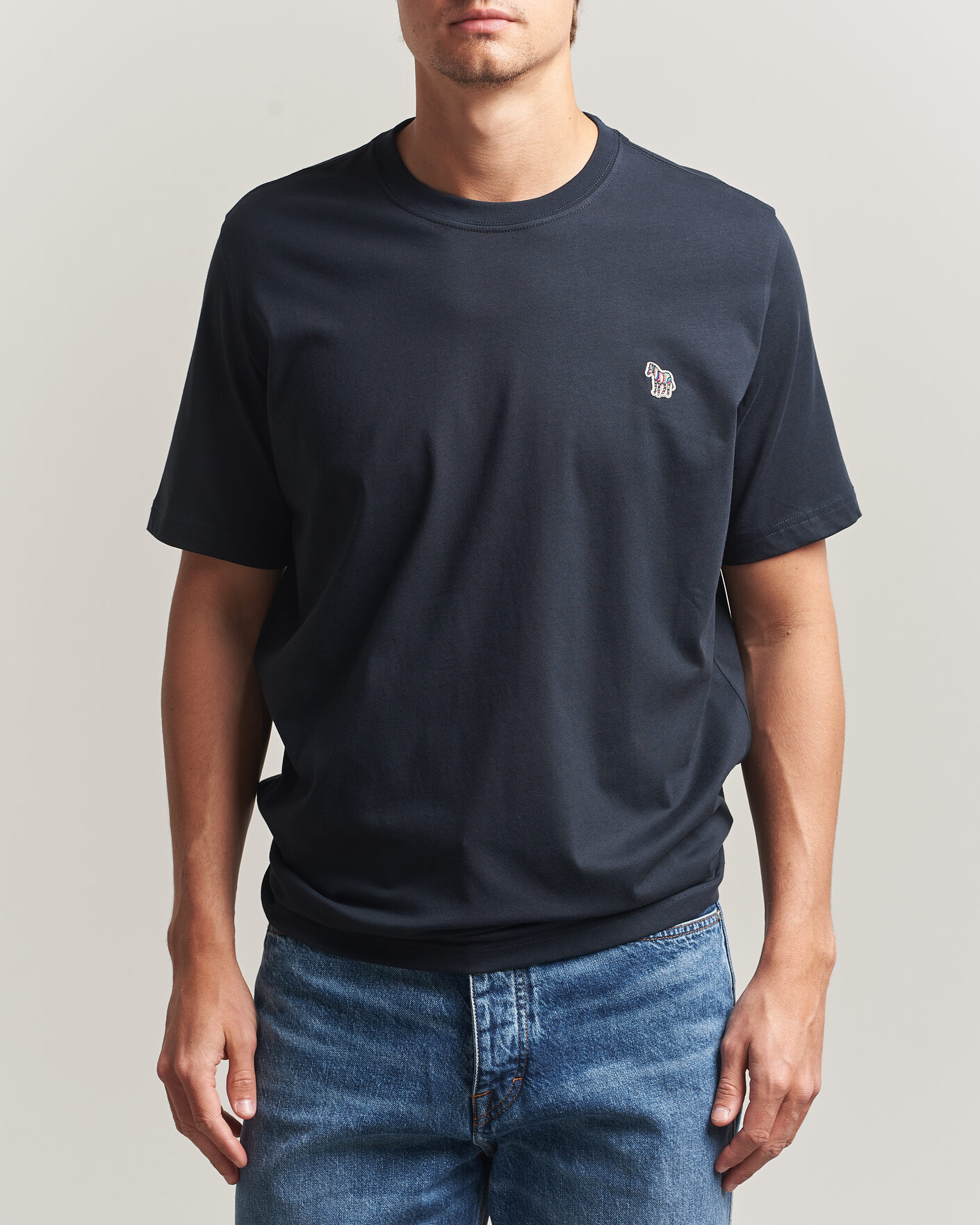 Herr | T-Shirts | PS Paul Smith | Organic Cotton Zebra T-Shirt Navy