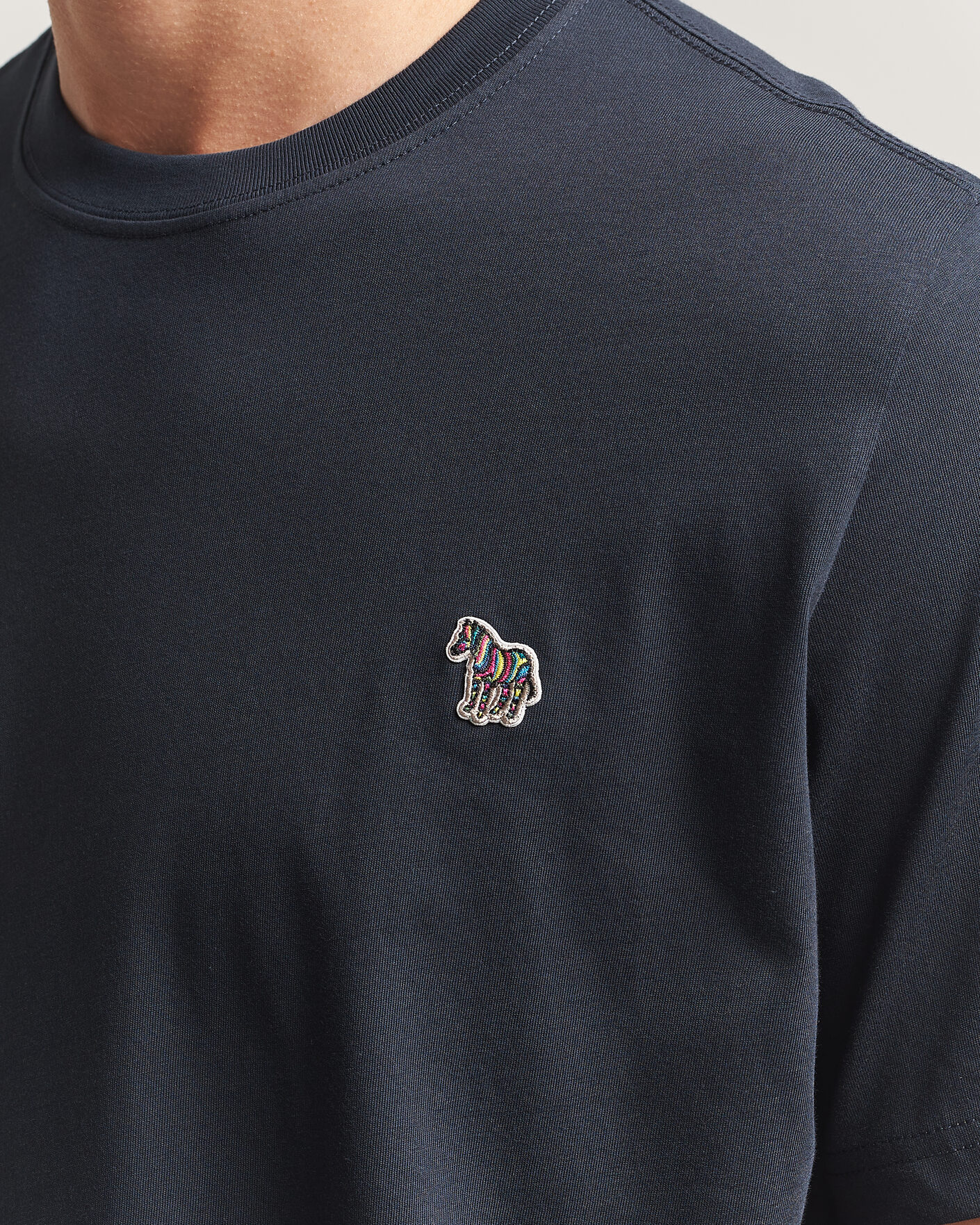 Herr | T-Shirts | PS Paul Smith | Organic Cotton Zebra T-Shirt Navy