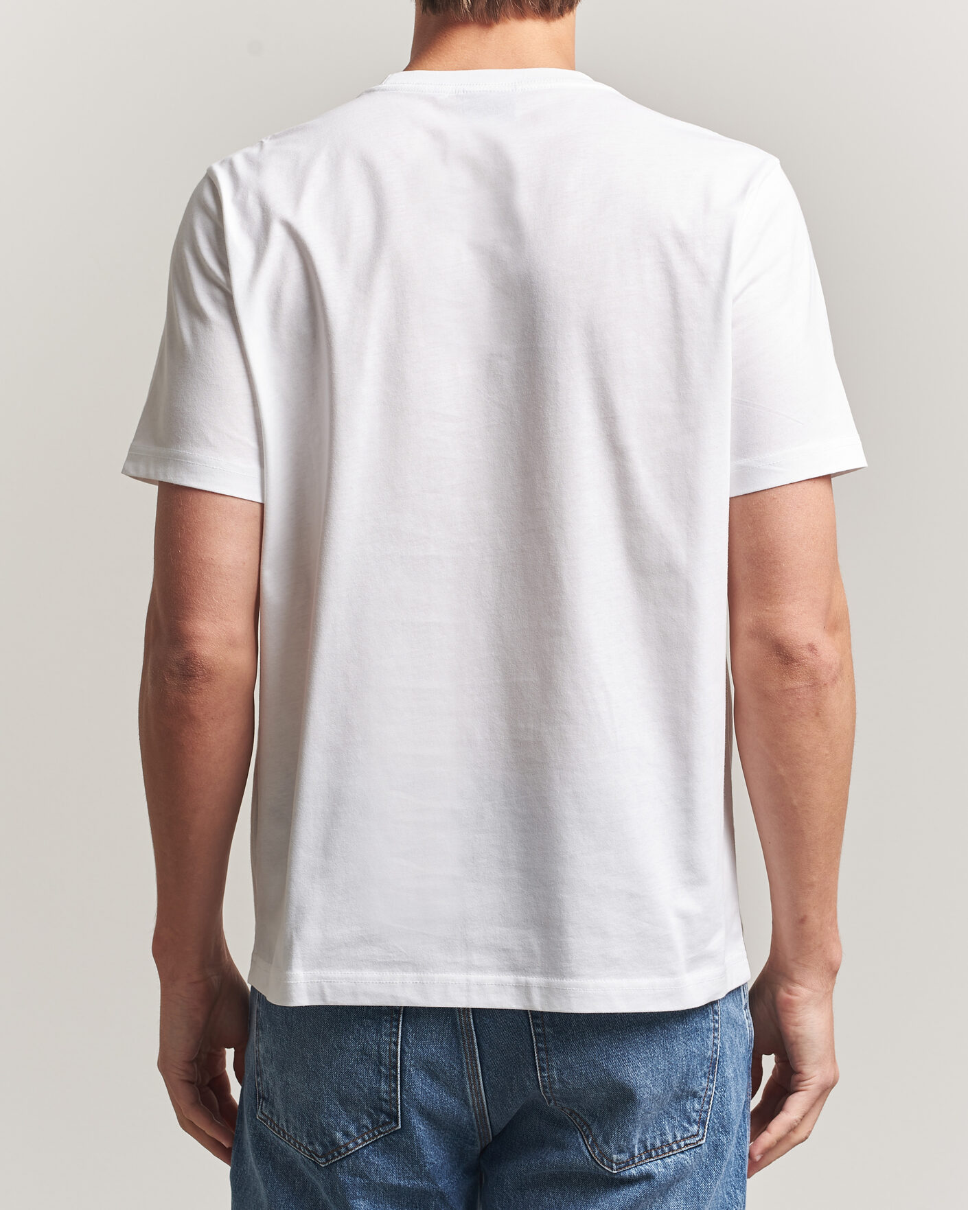 Herr | T-Shirts | PS Paul Smith | Football Crew Neck T-Shirt White