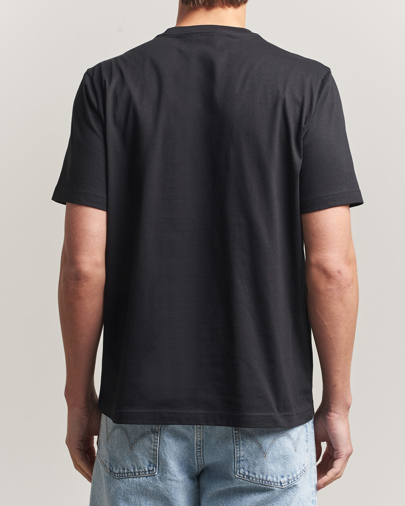 Herr | T-Shirts | PS Paul Smith | In A Row Crew Neck T-Shirt Black