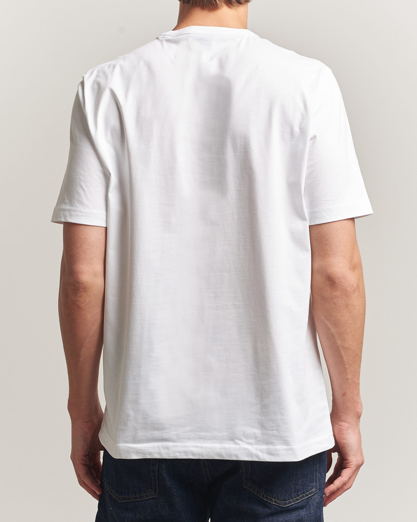 Herr | T-Shirts | PS Paul Smith | Flower Crew Neck T-Shirt White