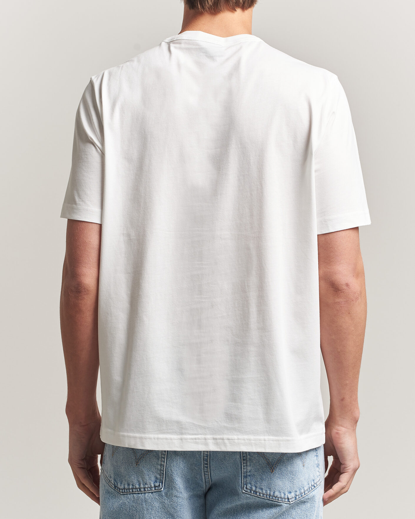 Herr | T-Shirts | PS Paul Smith | Hand Crew Neck T-Shirt White