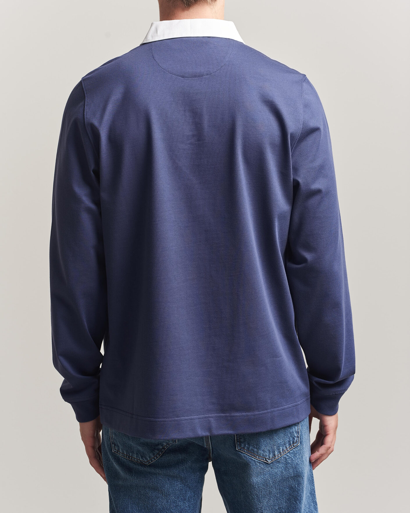 Herr | Tröjor | PS Paul Smith | Organic Cotton Rugger Blue