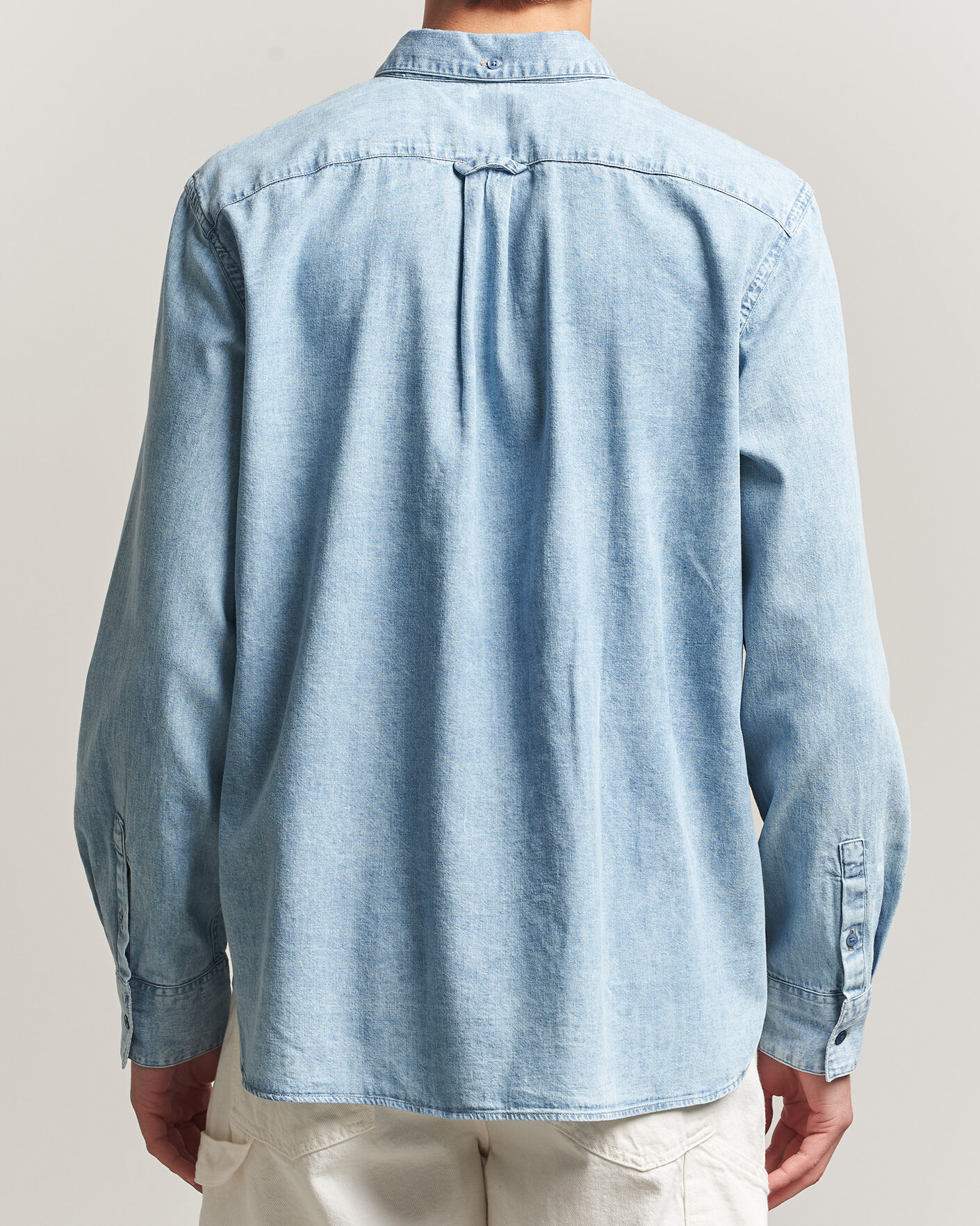 Herr | Skjortor | PS Paul Smith | Casual Fit Denim Shirt Light Blue
