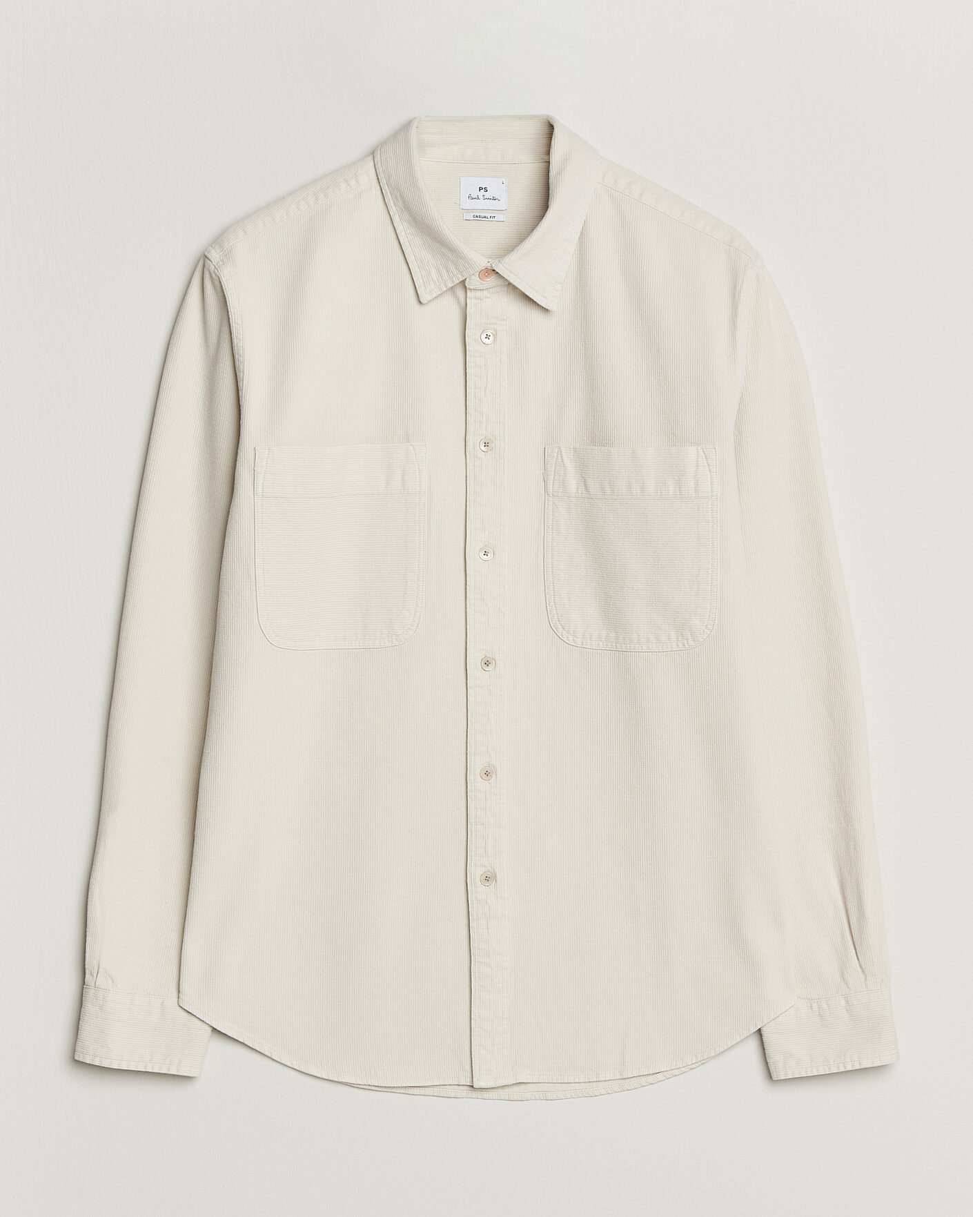 Herr | Skjortor | PS Paul Smith | Casual Fit Cotton Overshirt Off White