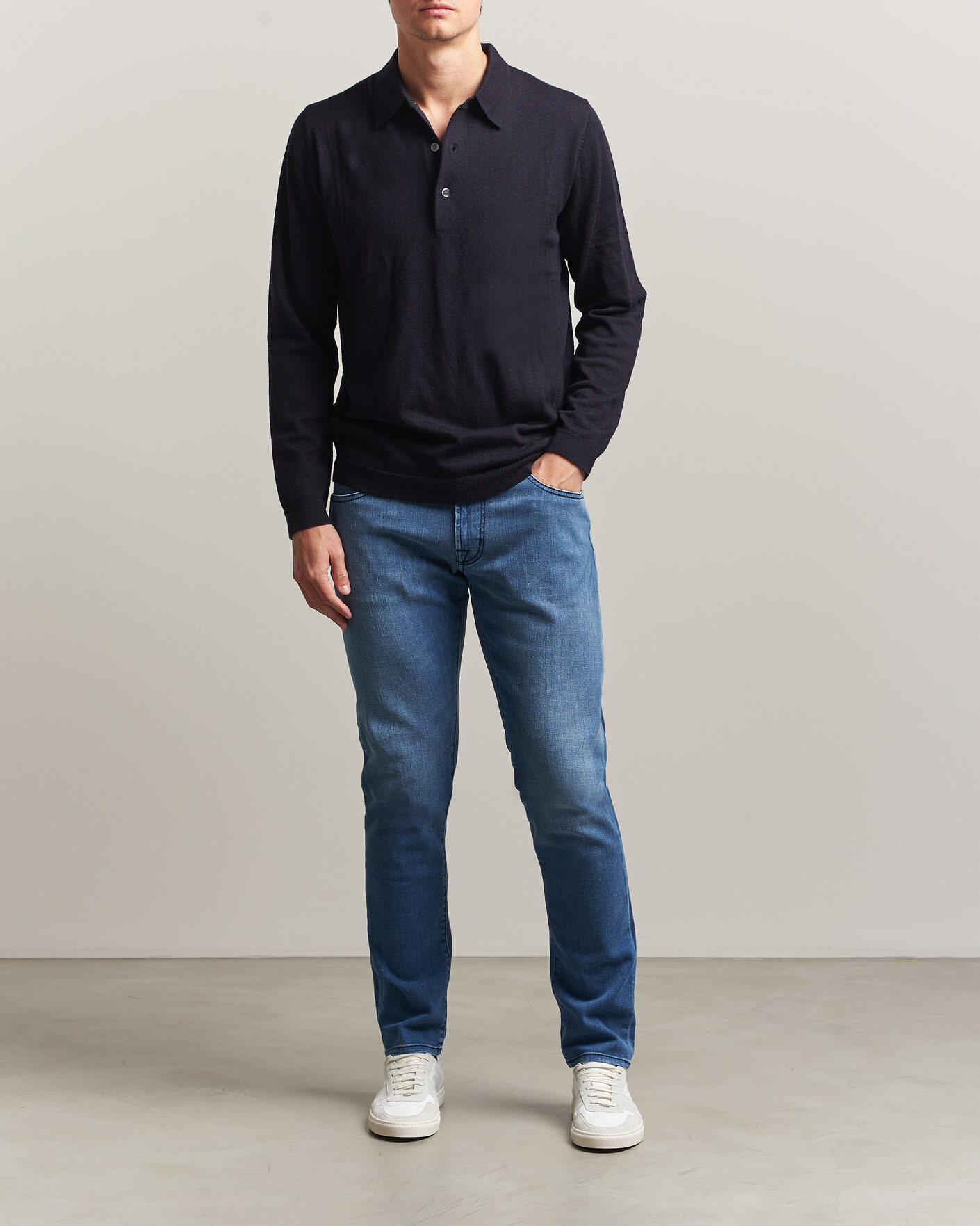 Herr | Jeans | Tramarossa | Michelangelo Stretch Relax Jeans Mid Blue