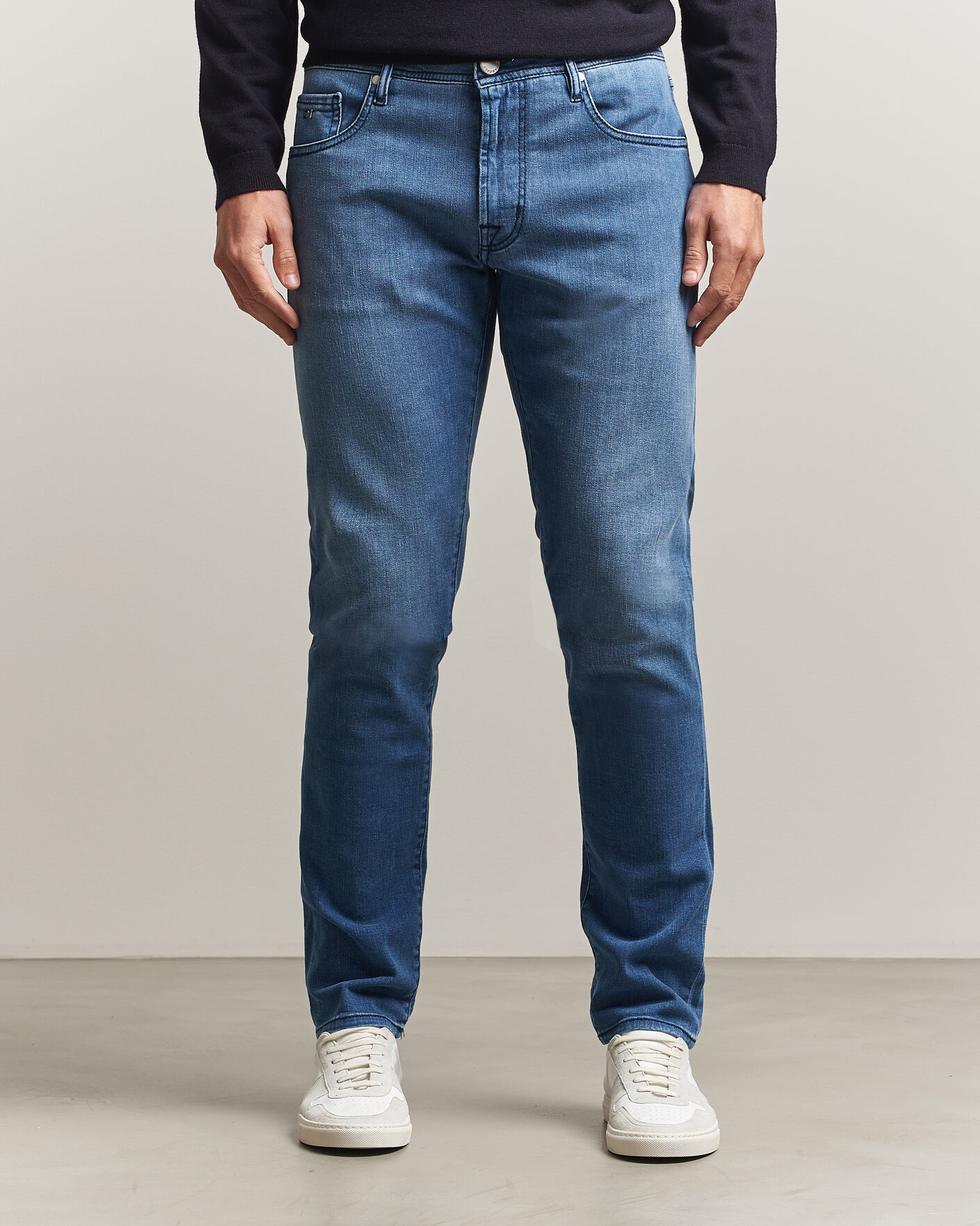 Herr | Jeans | Tramarossa | Michelangelo Stretch Relax Jeans Mid Blue