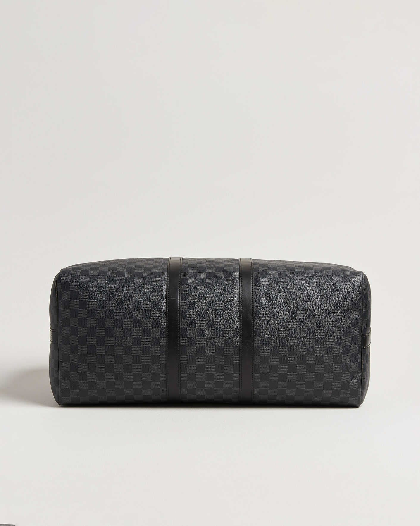 Herr | Pre-Owned & Vintage Bags | Louis Vuitton Pre-Owned | Keepall 55 Bandouliére Damier Graphite