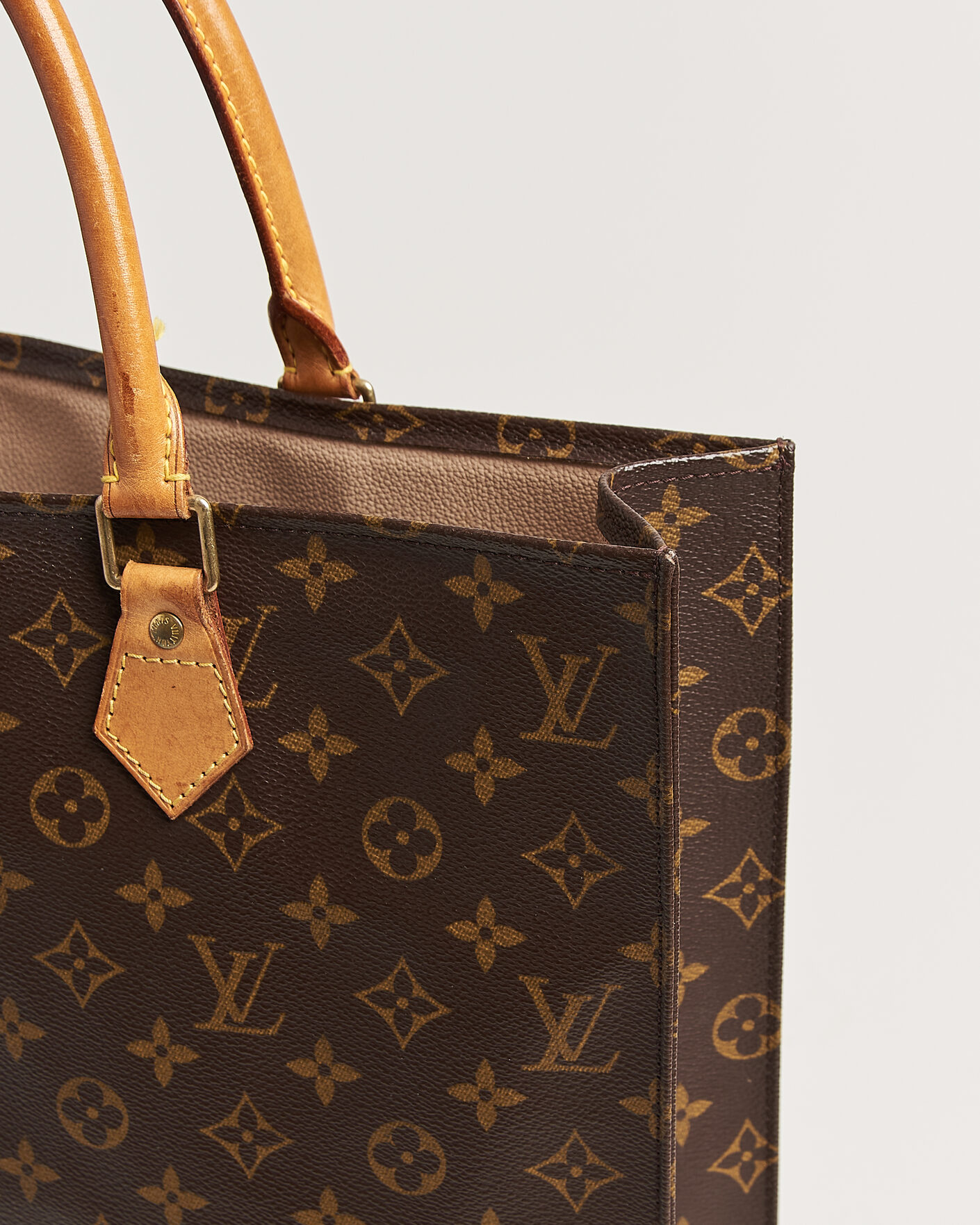 Herr | Pre-Owned & Vintage Bags | Louis Vuitton Pre-Owned | Sac Plat Bag Monogram