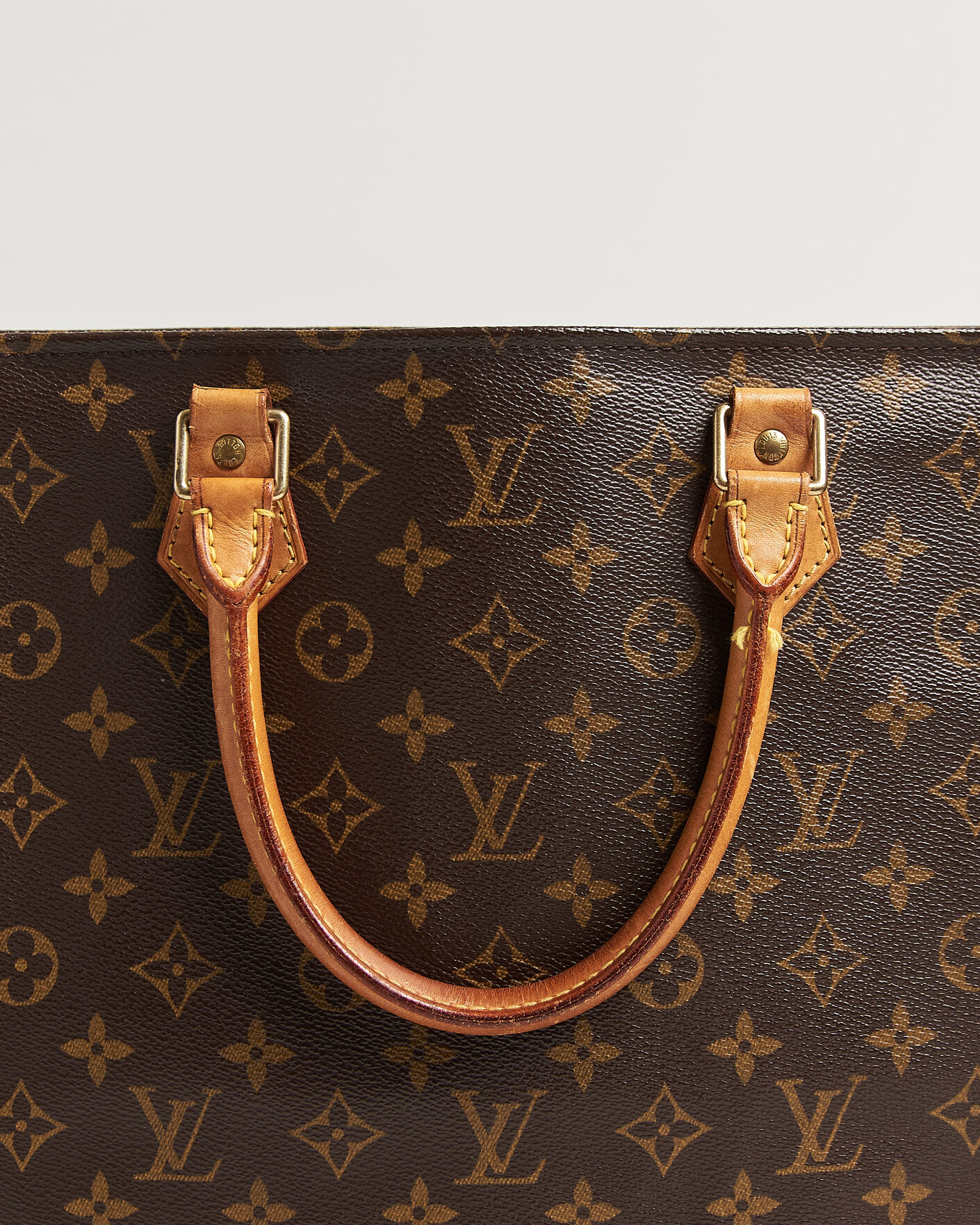Herr | Pre-Owned & Vintage Bags | Louis Vuitton Pre-Owned | Sac Plat Bag Monogram