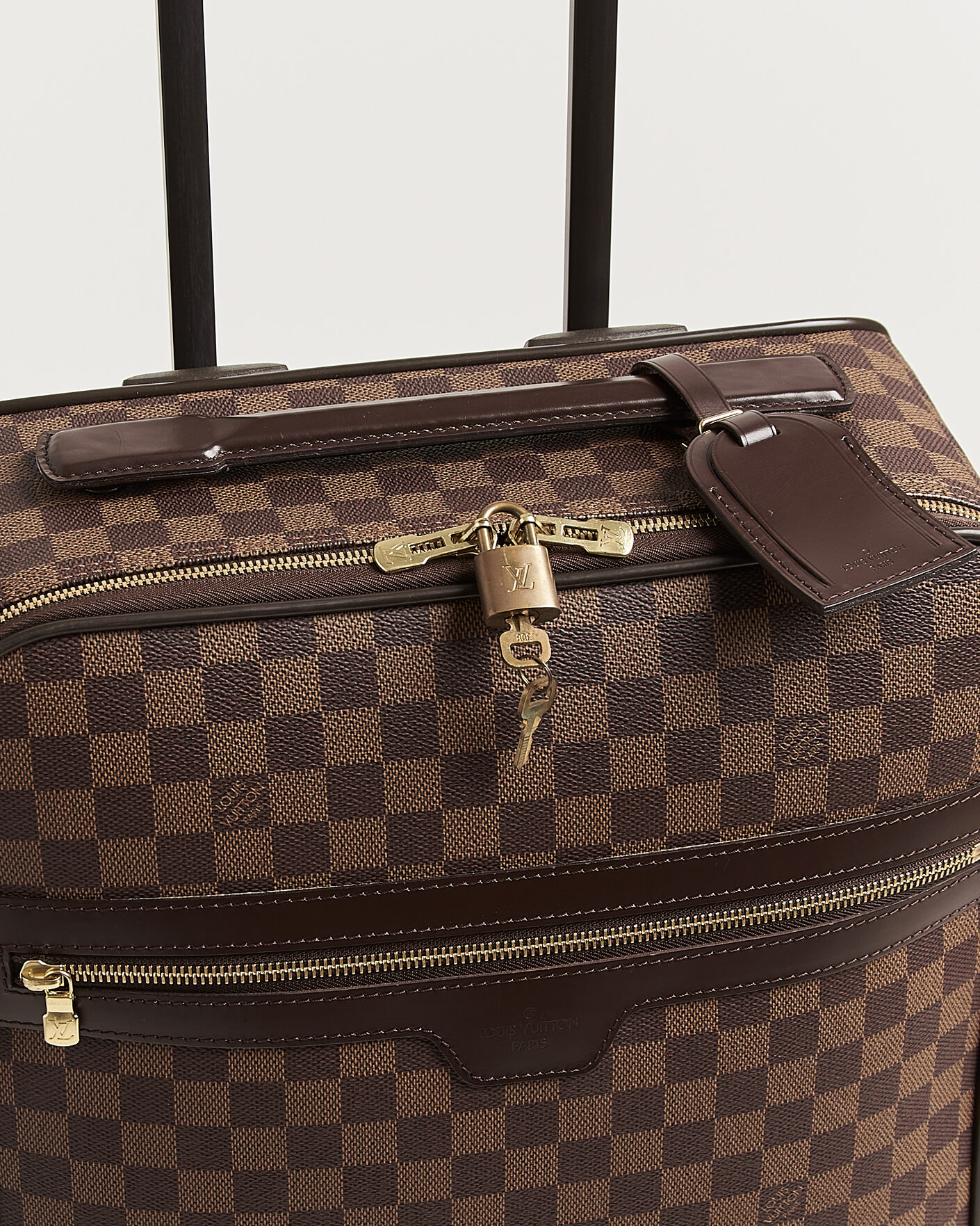 Herr | Pre-Owned & Vintage Bags | Louis Vuitton Pre-Owned | Pegase 45 Trolley Case Damier Ebene