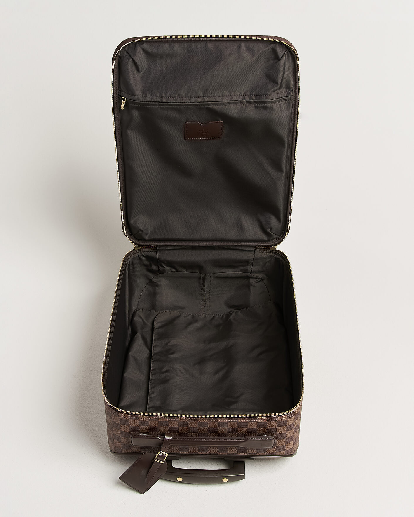 Herr | Pre-Owned & Vintage Bags | Louis Vuitton Pre-Owned | Pegase 45 Trolley Case Damier Ebene