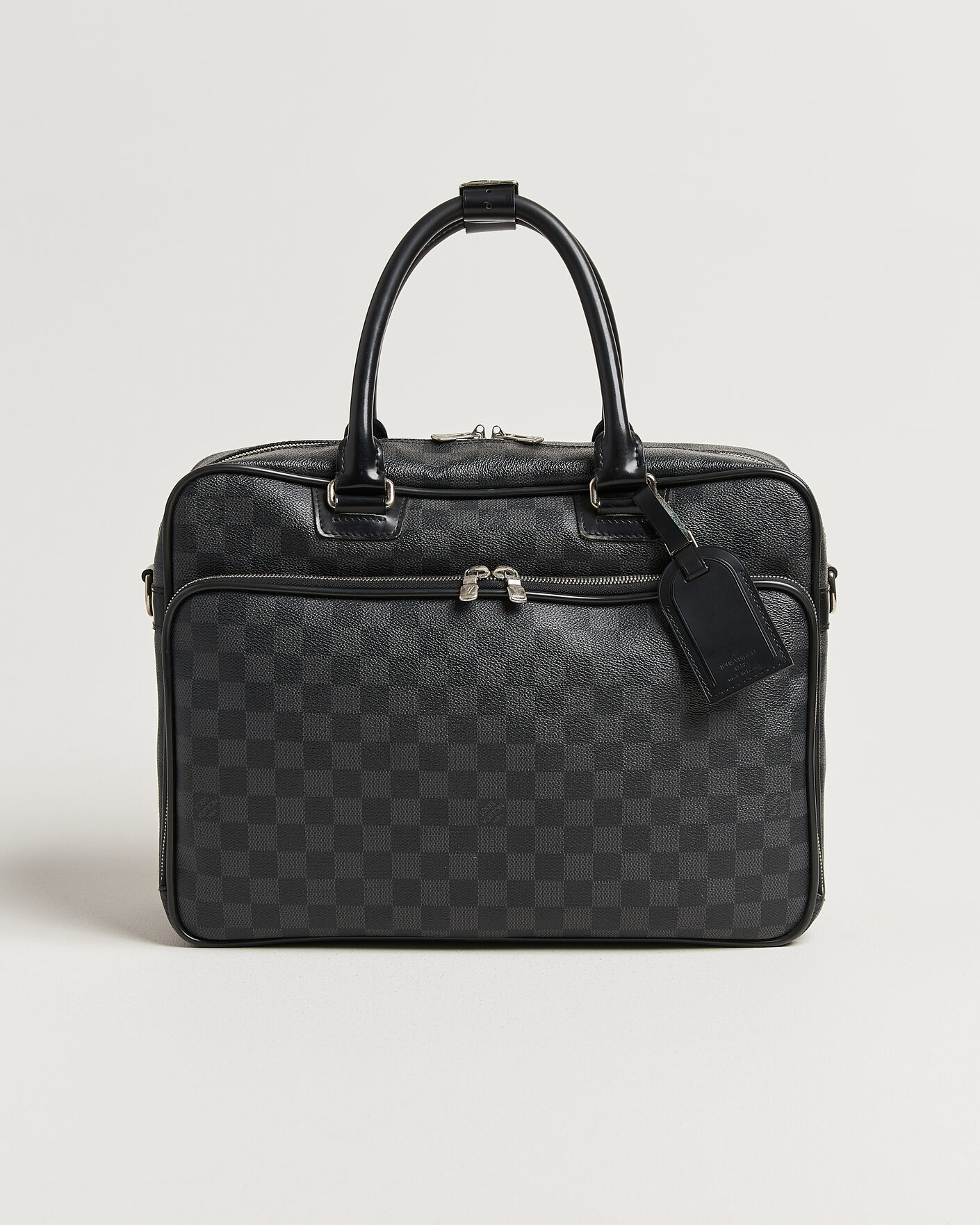 Herr | Pre-Owned & Vintage Bags | Louis Vuitton Pre-Owned | Agal Bag Damier Graphite
