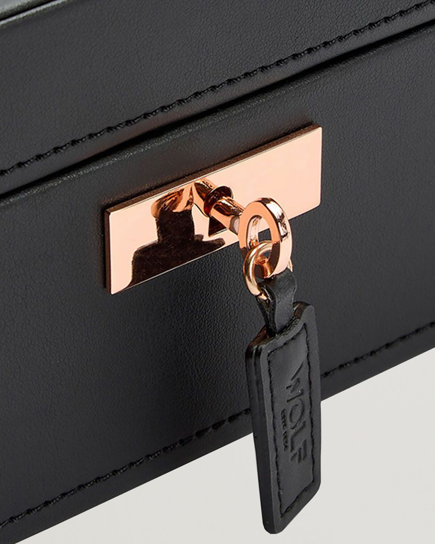 Herr | Klock- & smyckesetuin | WOLF | Axis 10-Piece Watch Box Copper