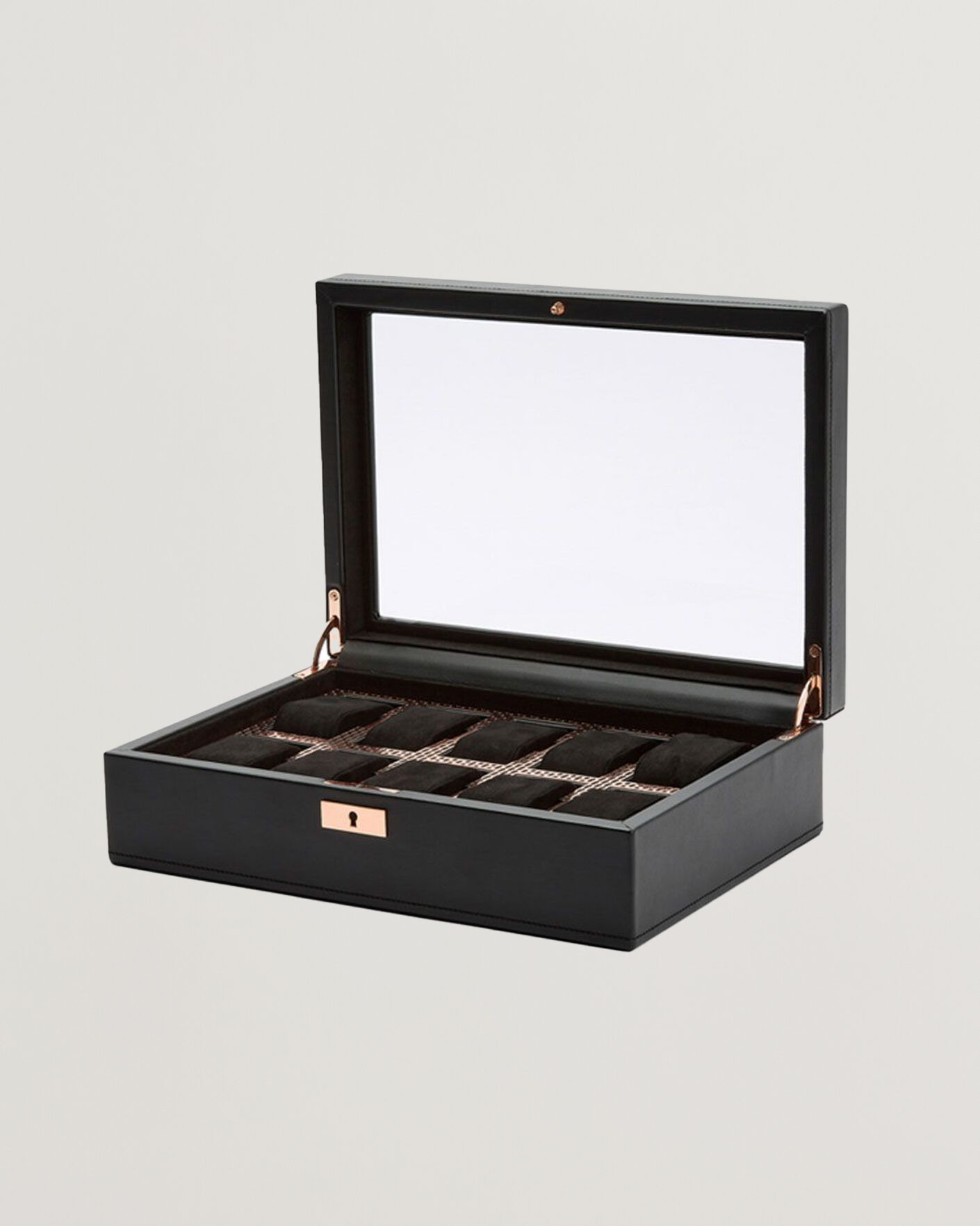 Herr | Klock- & smyckesetuin | WOLF | Axis 10-Piece Watch Box Copper