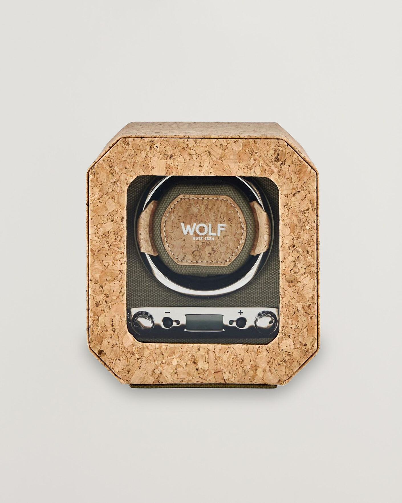 Herr | Klock- & smyckesetuin | WOLF | Cortica Single Watch Winder Cork