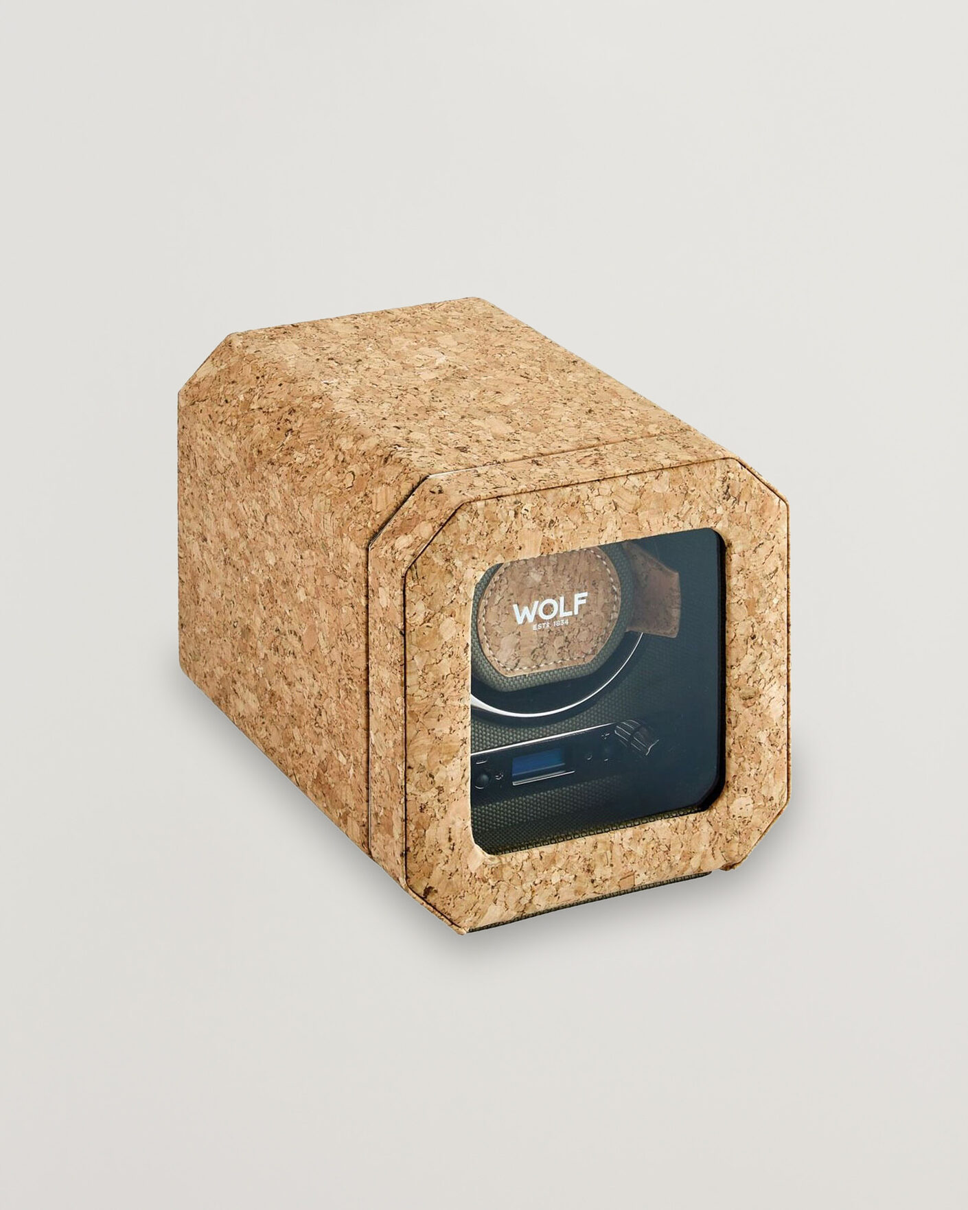 Herr | Klock- & smyckesetuin | WOLF | Cortica Single Watch Winder Cork