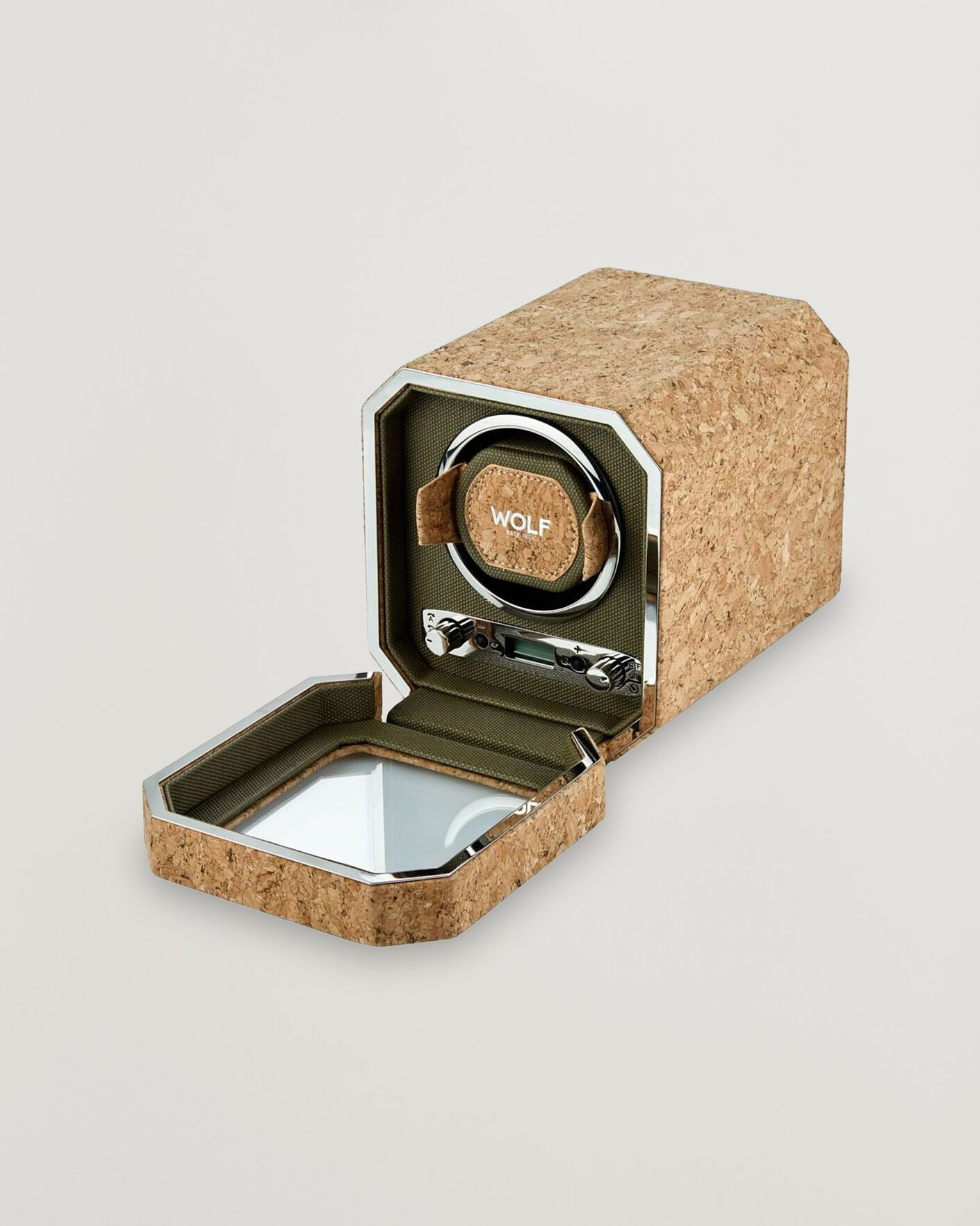 Herr | Klock- & smyckesetuin | WOLF | Cortica Single Watch Winder Cork