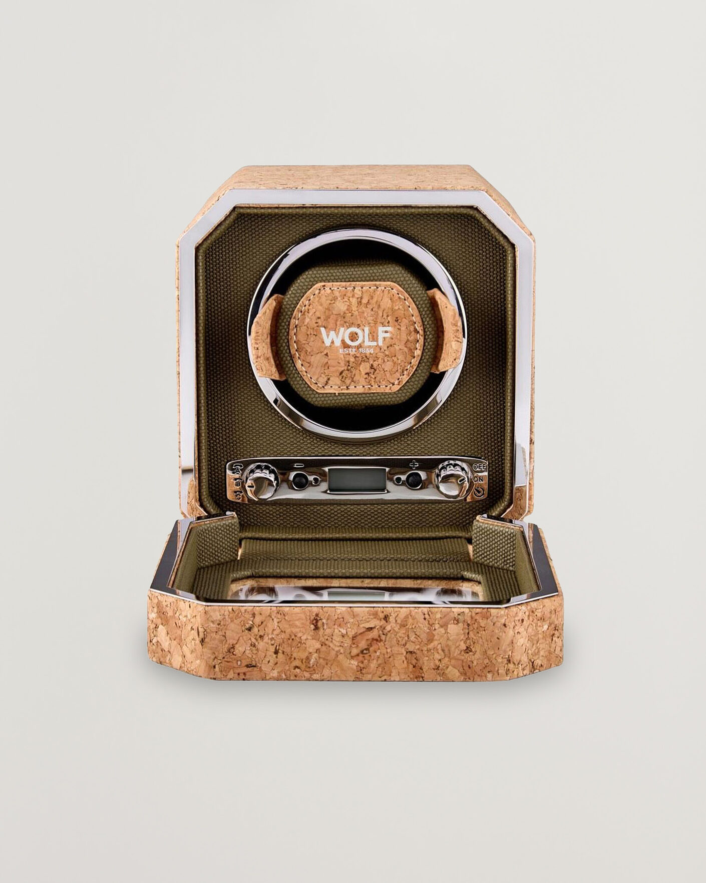 Herr | Klock- & smyckesetuin | WOLF | Cortica Single Watch Winder Cork
