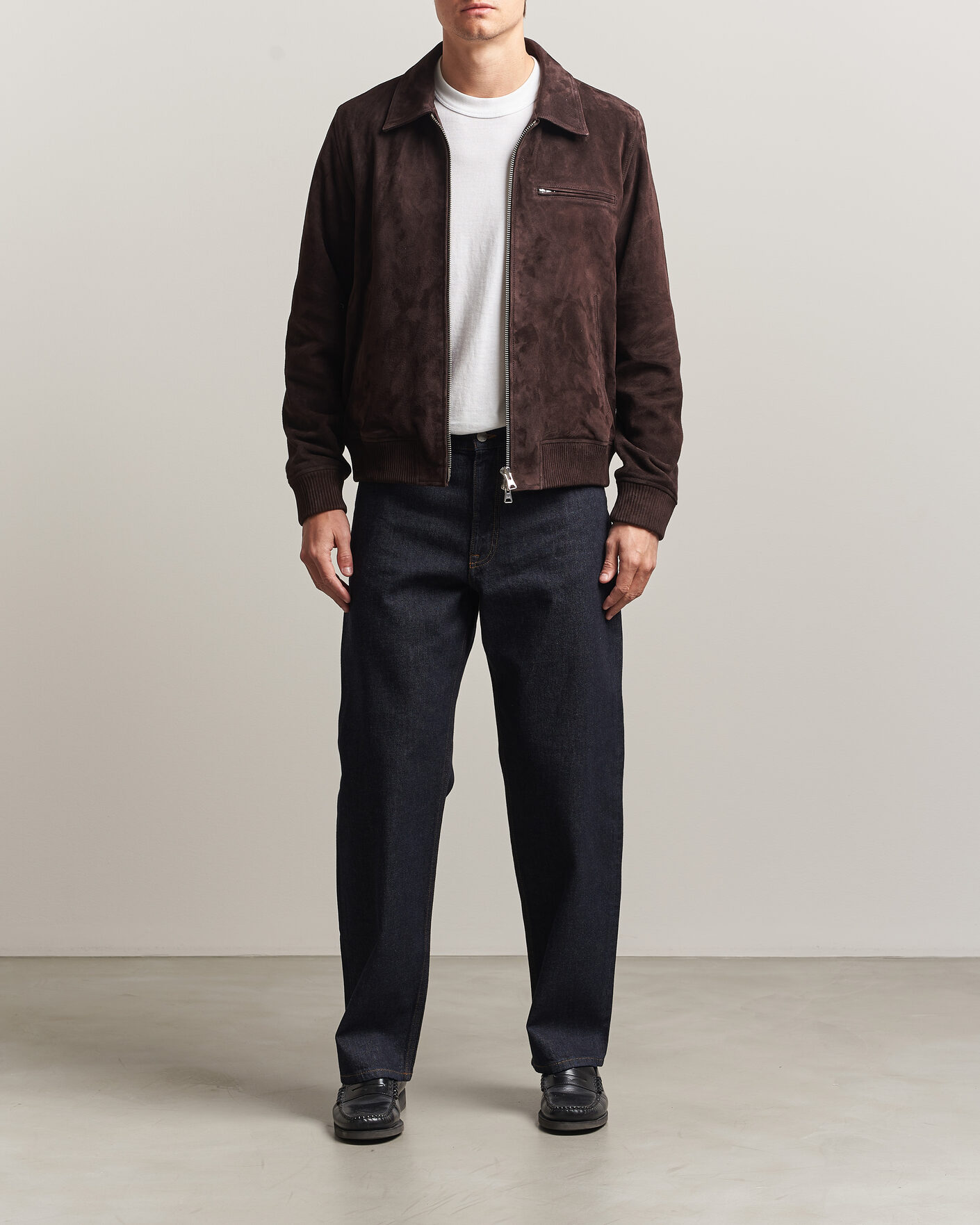 Herr | Jackor | NN07 | Owen Suede Jacket Dusky Port