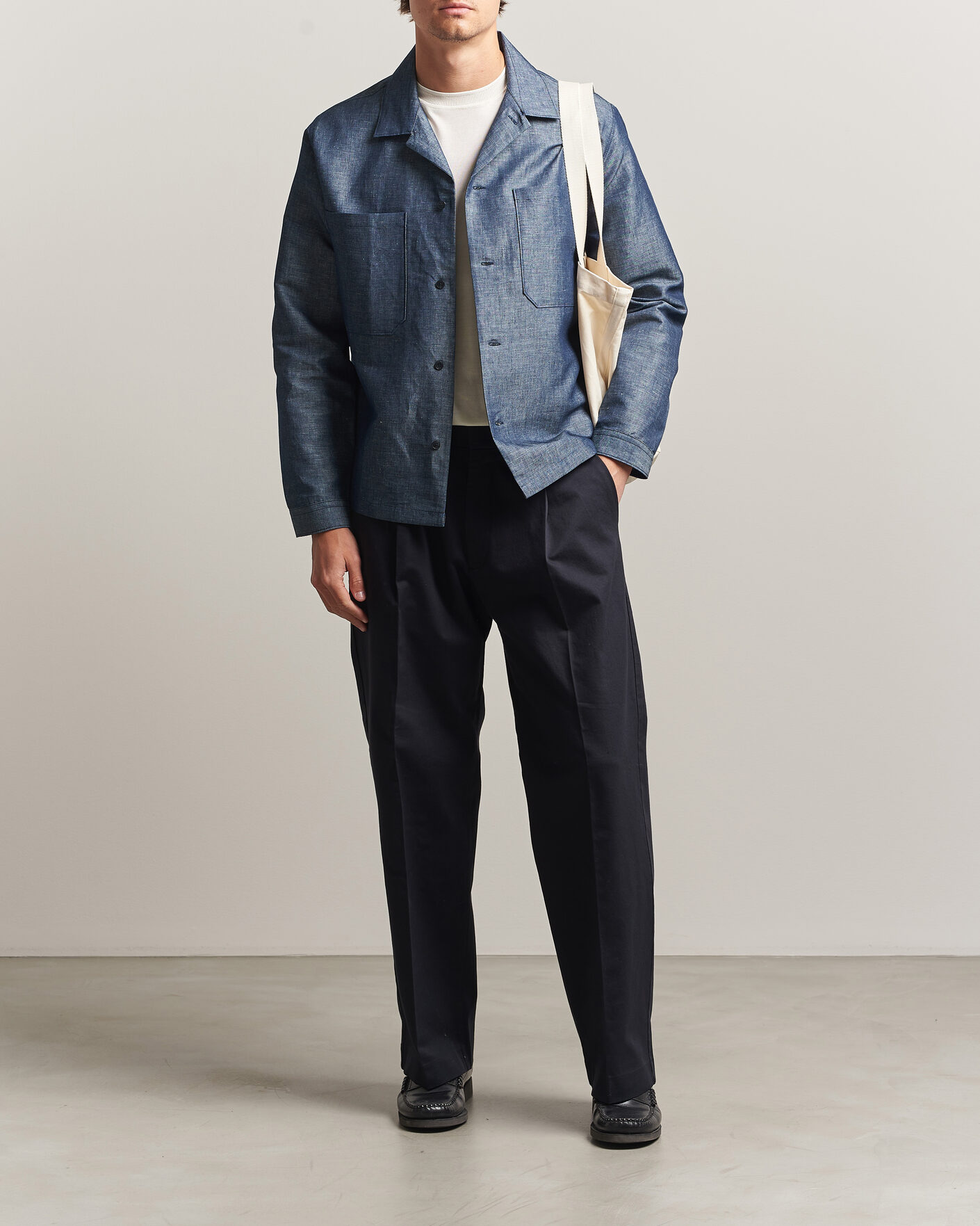 Herr | Skjortor | NN07 | Rob Denim Overshirt Raw Indigo