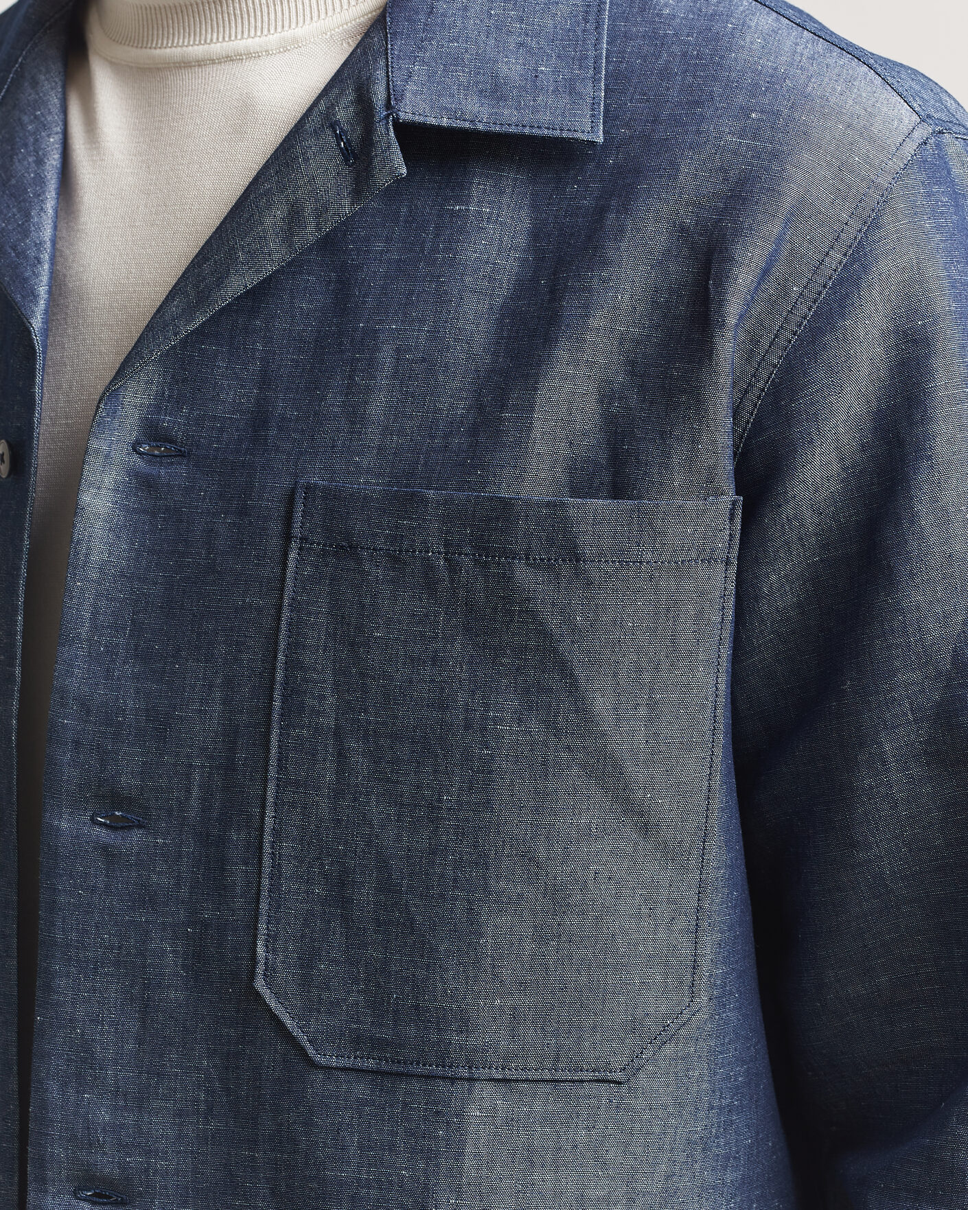 Herr | Skjortor | NN07 | Rob Denim Overshirt Raw Indigo